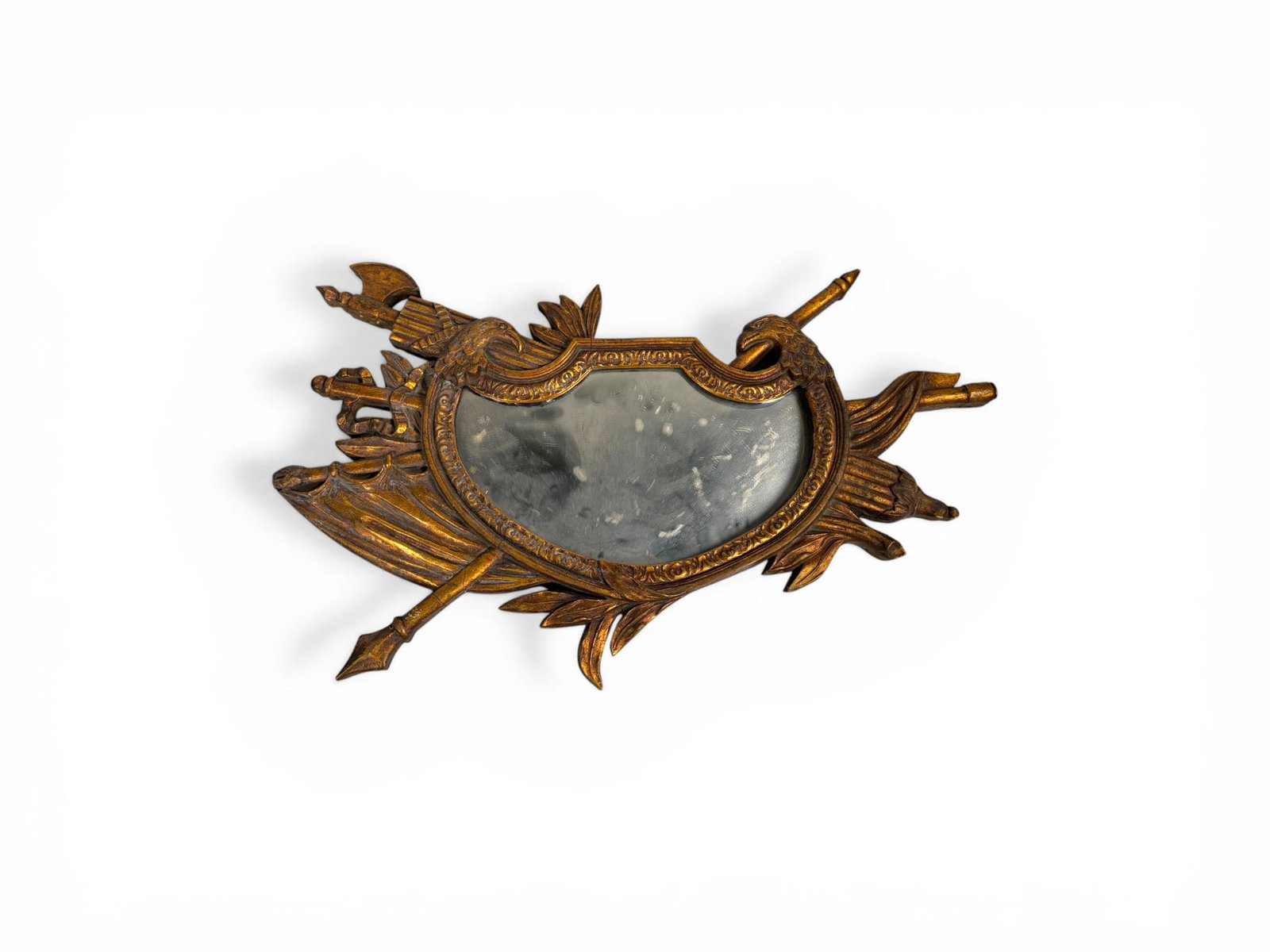 Federal Style Giltwood Eagle Mirror (1 of 10)