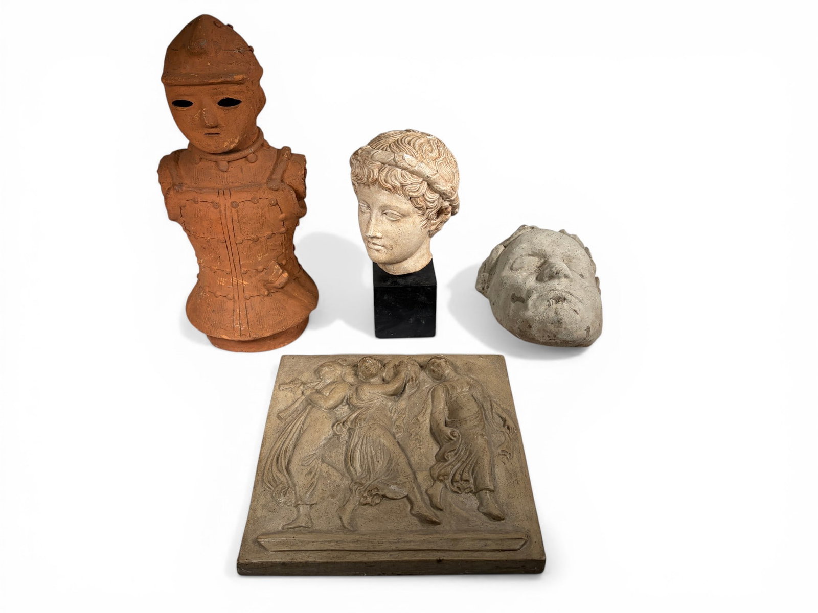 4 Stone & Terracotta Pieces (1 of 20)