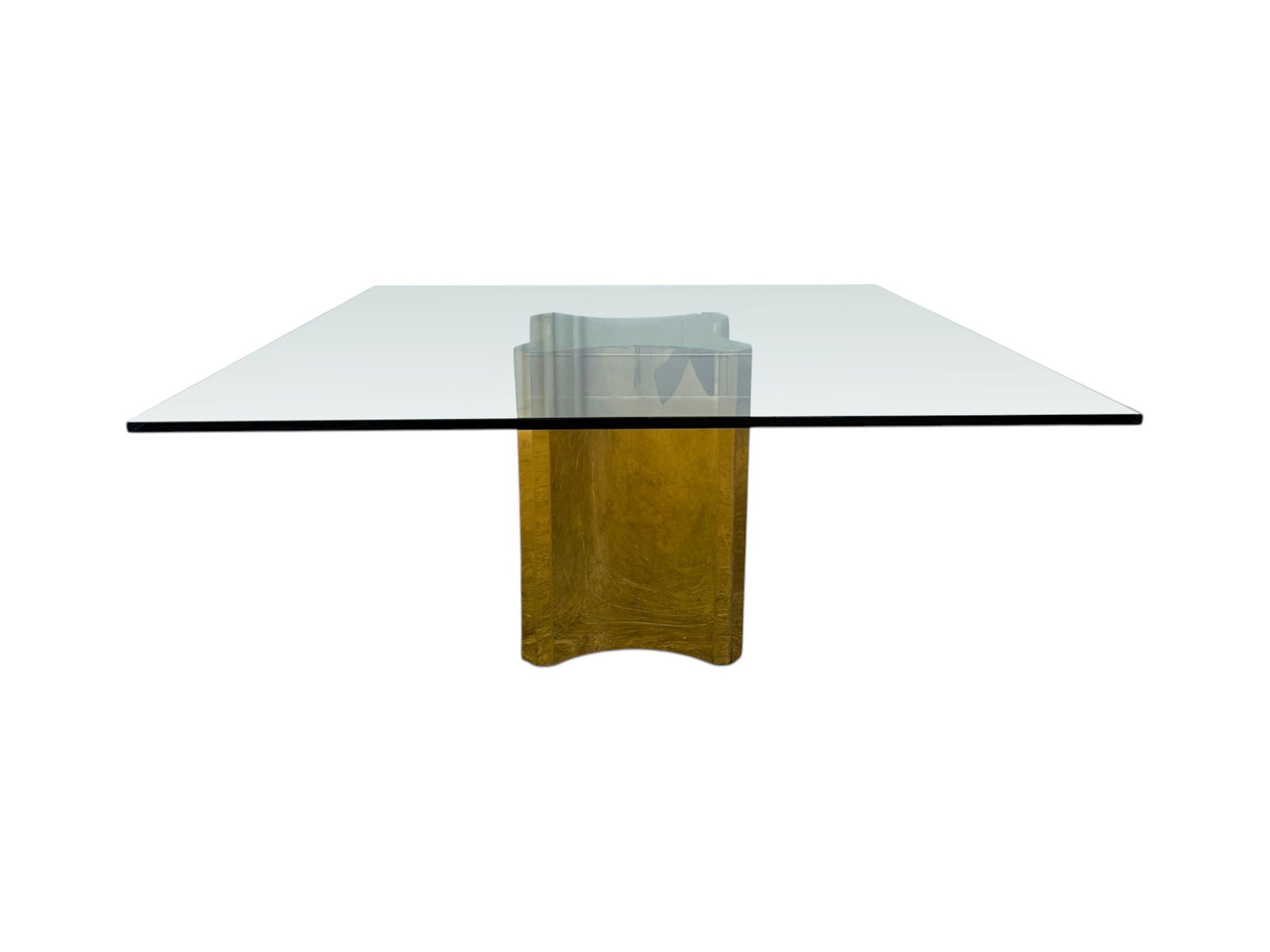 Mastercraft Brass & Glass Trilobi Dining Table (1 of 11)