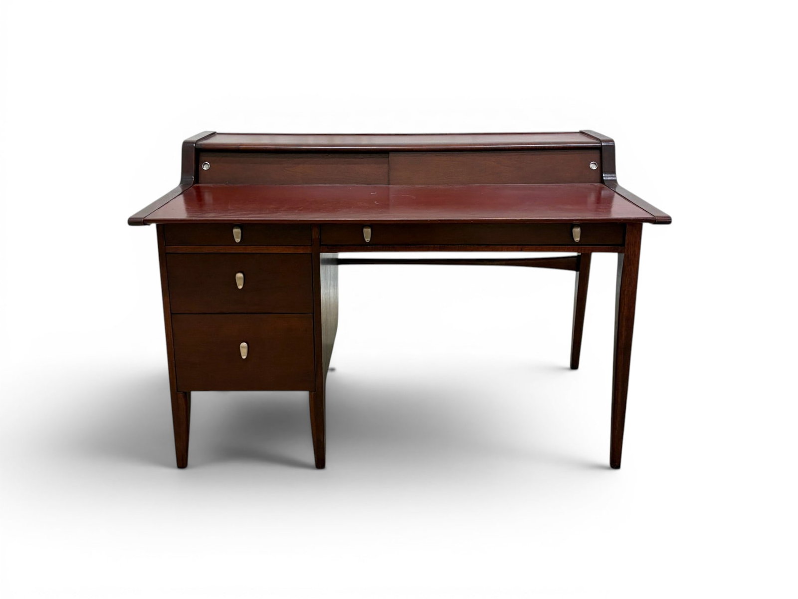 John Van Koert for Drexel Modern Leather Top Desk (1 of 17)
