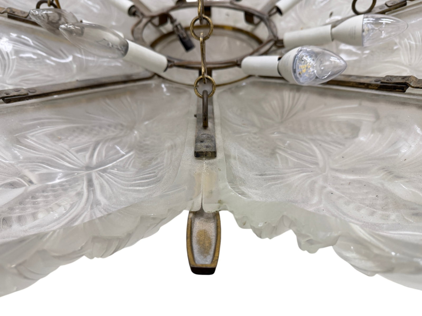 Marius-Ernest Sabino Art Deco French Chandelier - 11