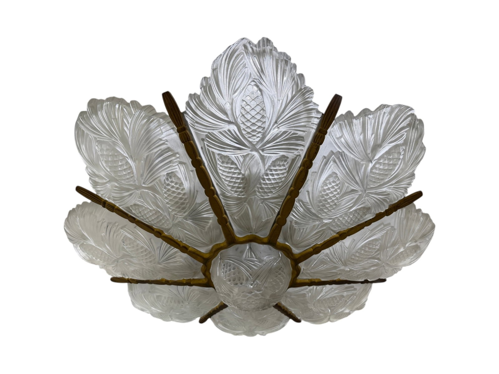 Marius-Ernest Sabino Art Deco French Chandelier - 4