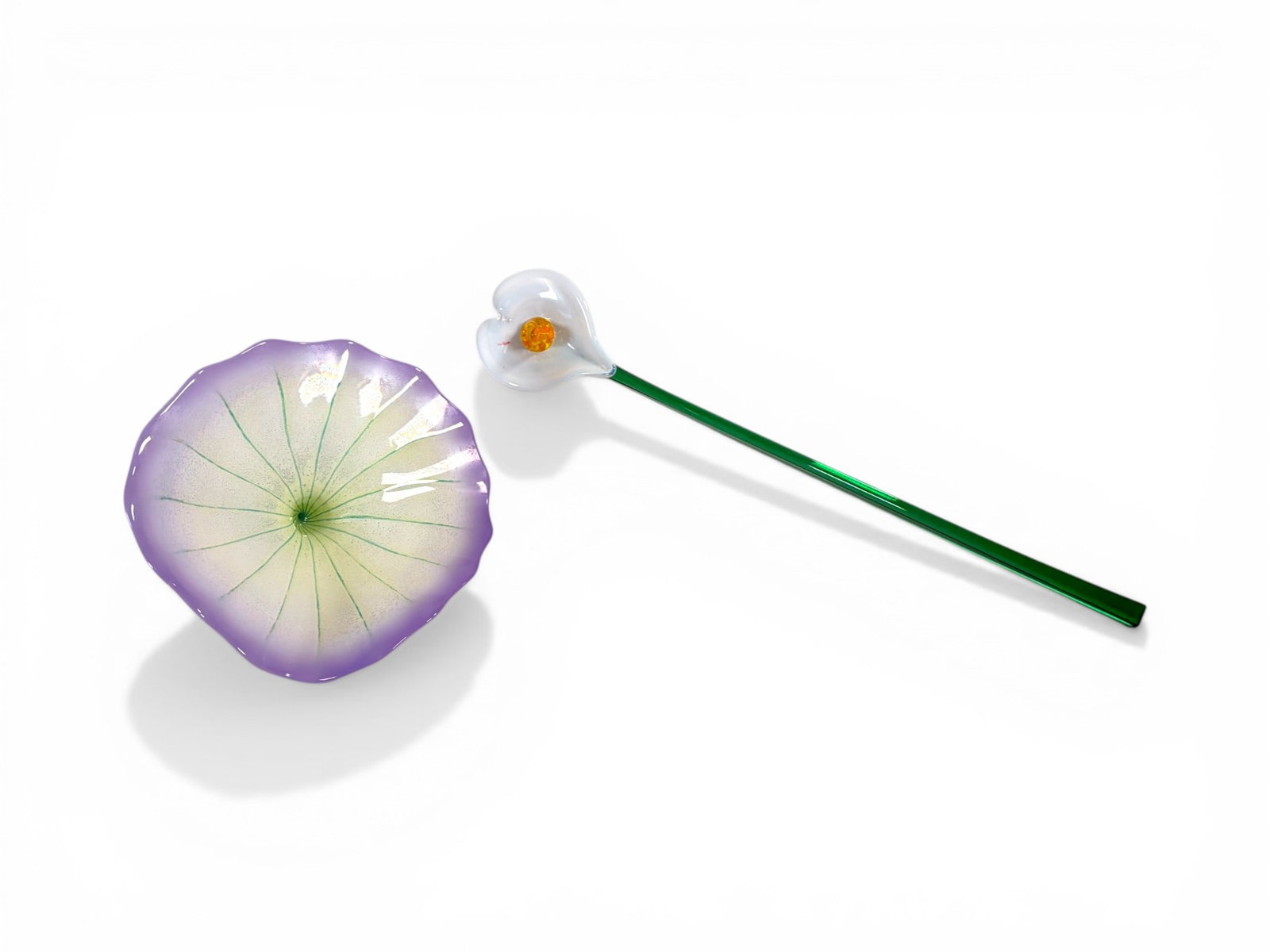 2 Art Glass Flowers Svoboda & Venetian (1 of 15)