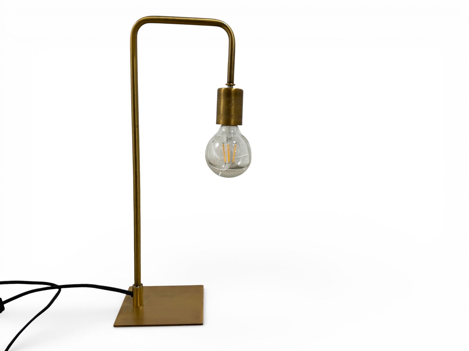 CB2 Brass Arc Table Lamp - 2