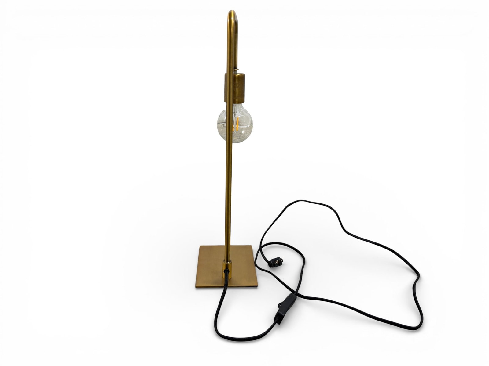 CB2 Brass Arc Table Lamp - 7