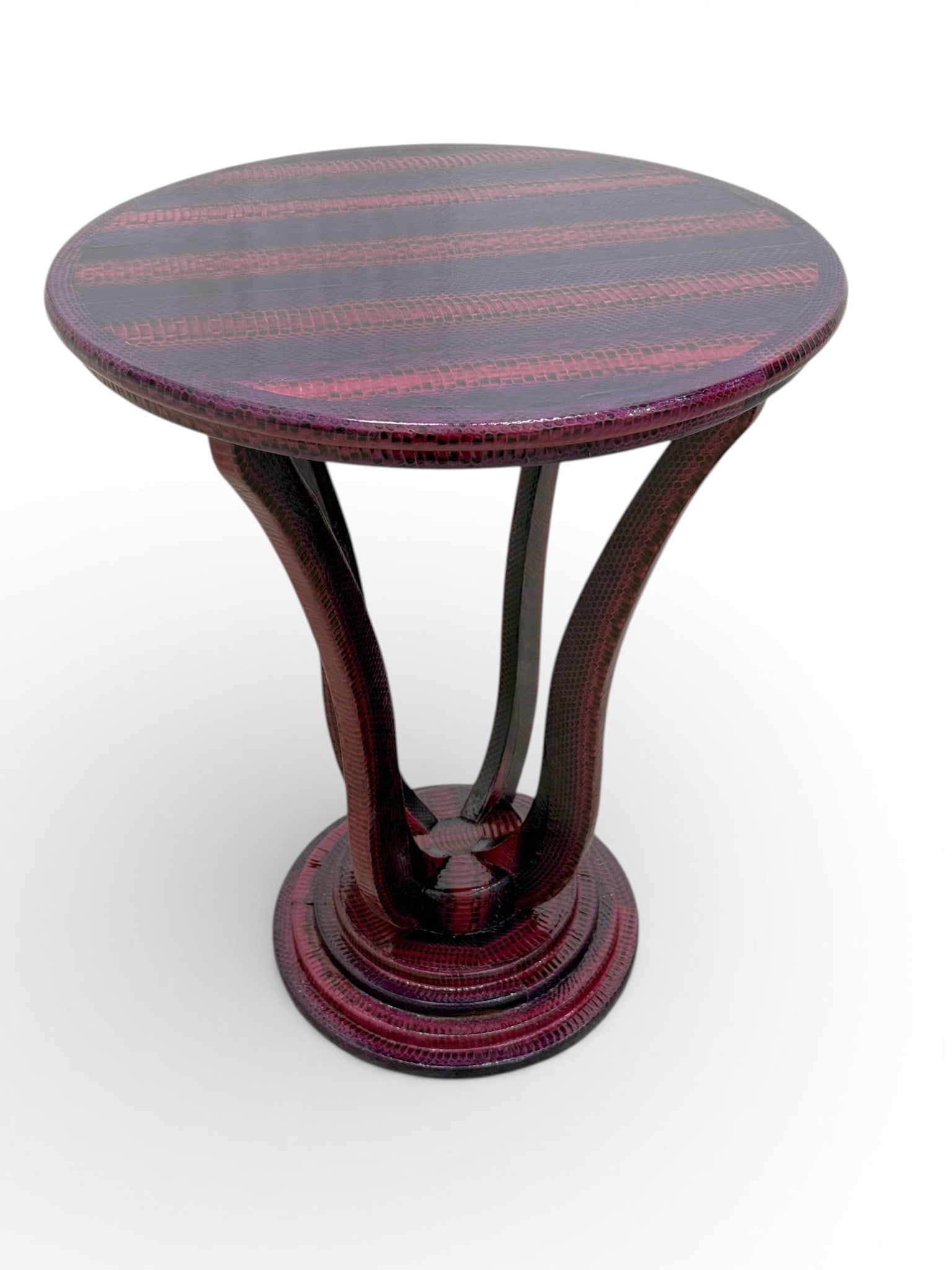Karl Springer Style Cobra Skin Table (1 of 10)