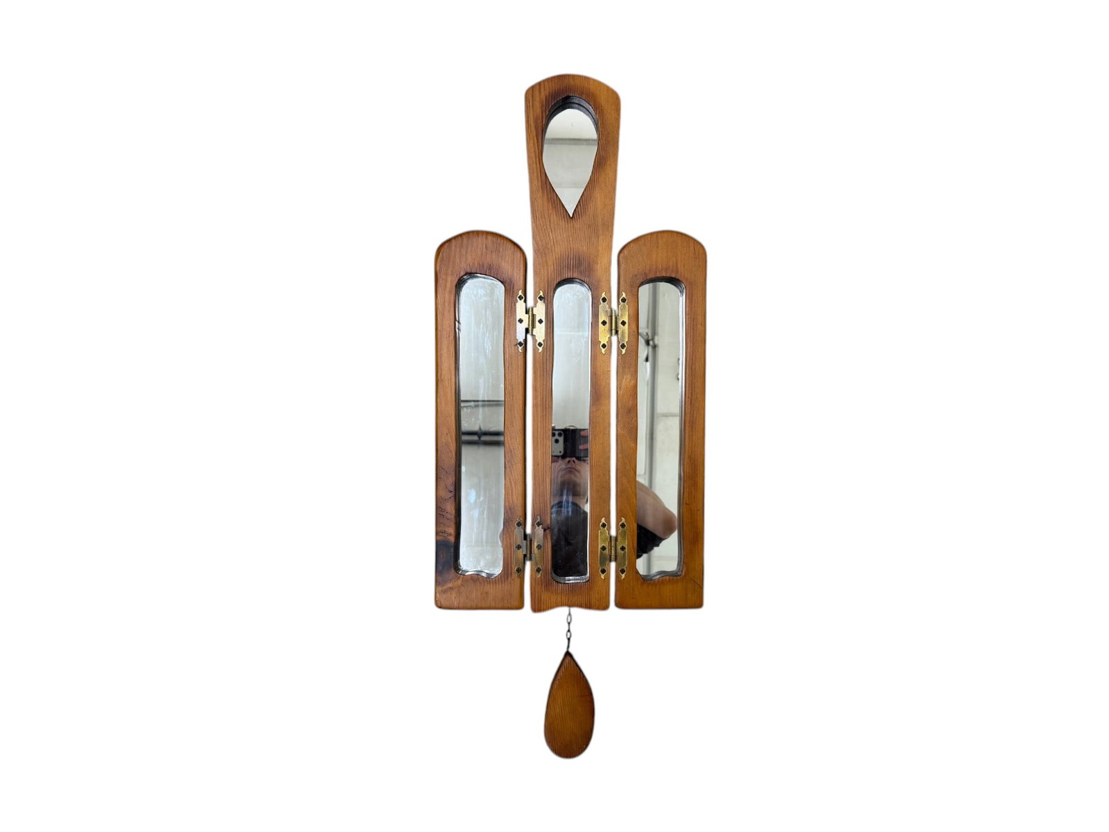 Mid-Century 3-Panel Wall Mirror - 4