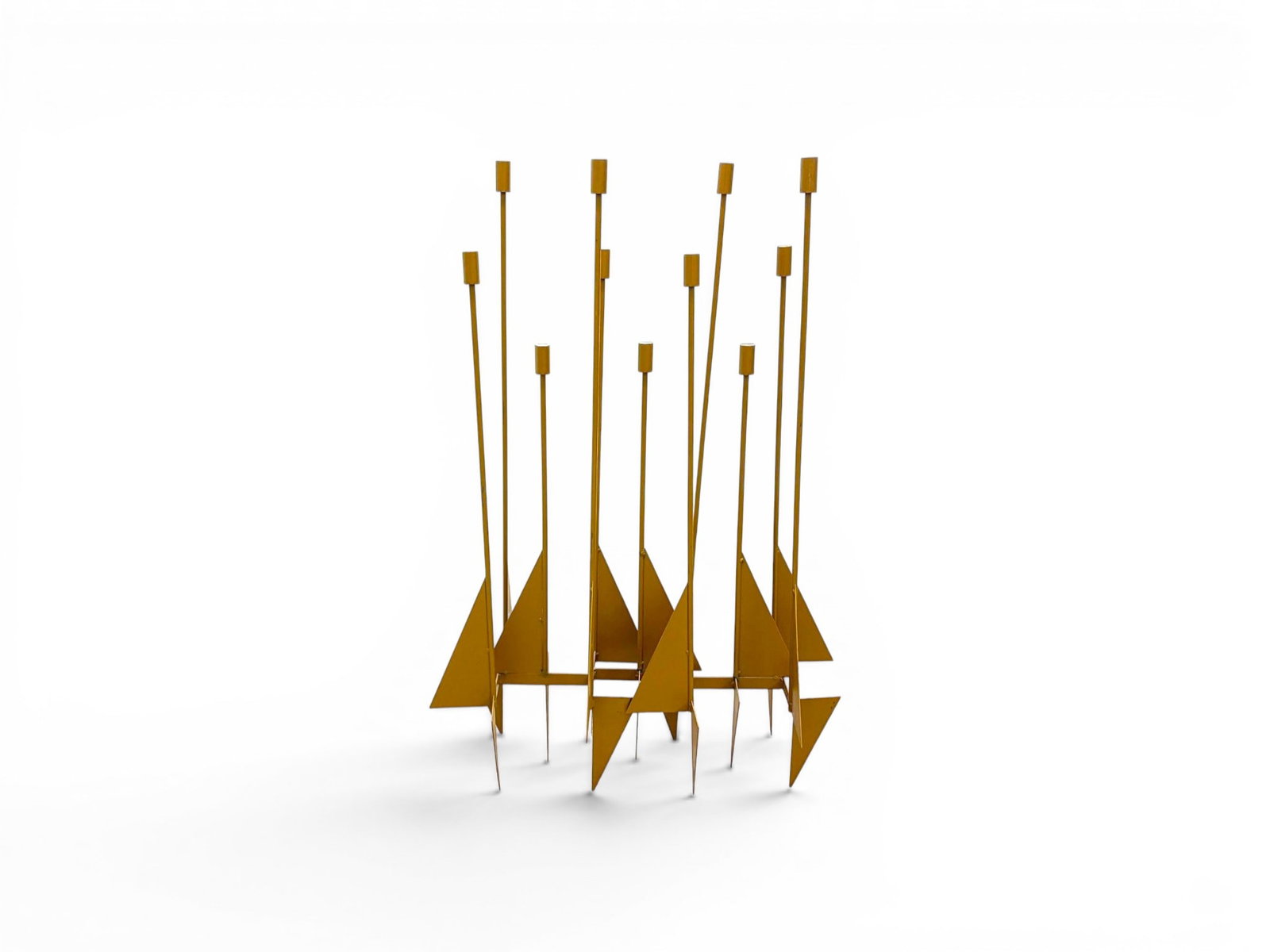 Attributed Donald Drumm Painted Metal Candelabrum (1 of 10)