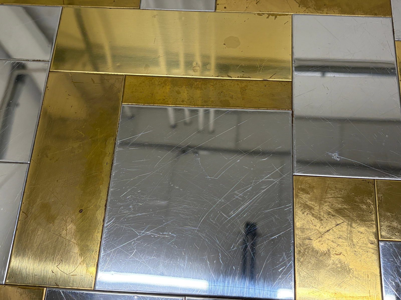Signed Paul Evans Cityscape Coffee Table - 13