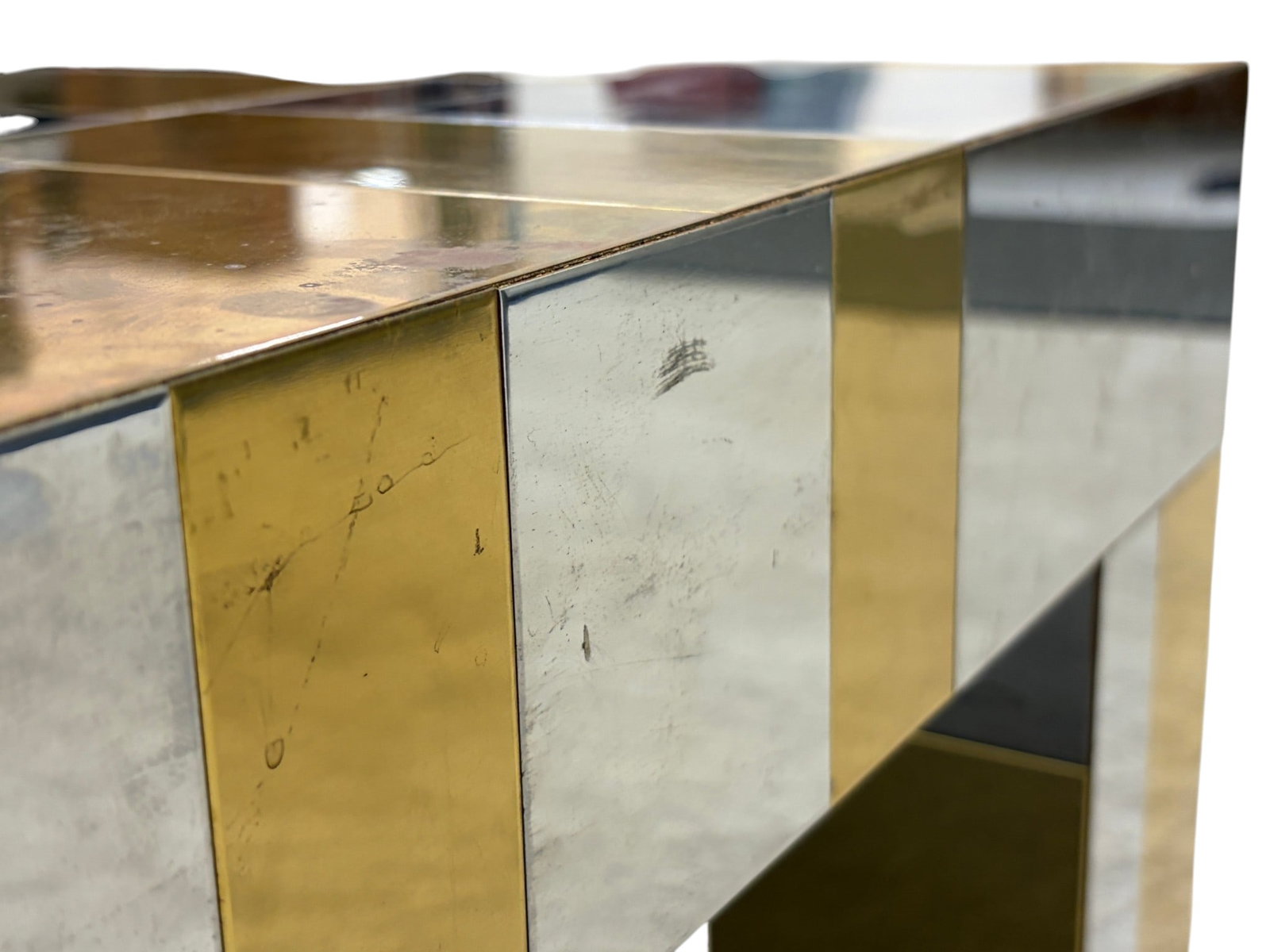 Signed Paul Evans Cityscape Coffee Table - 16