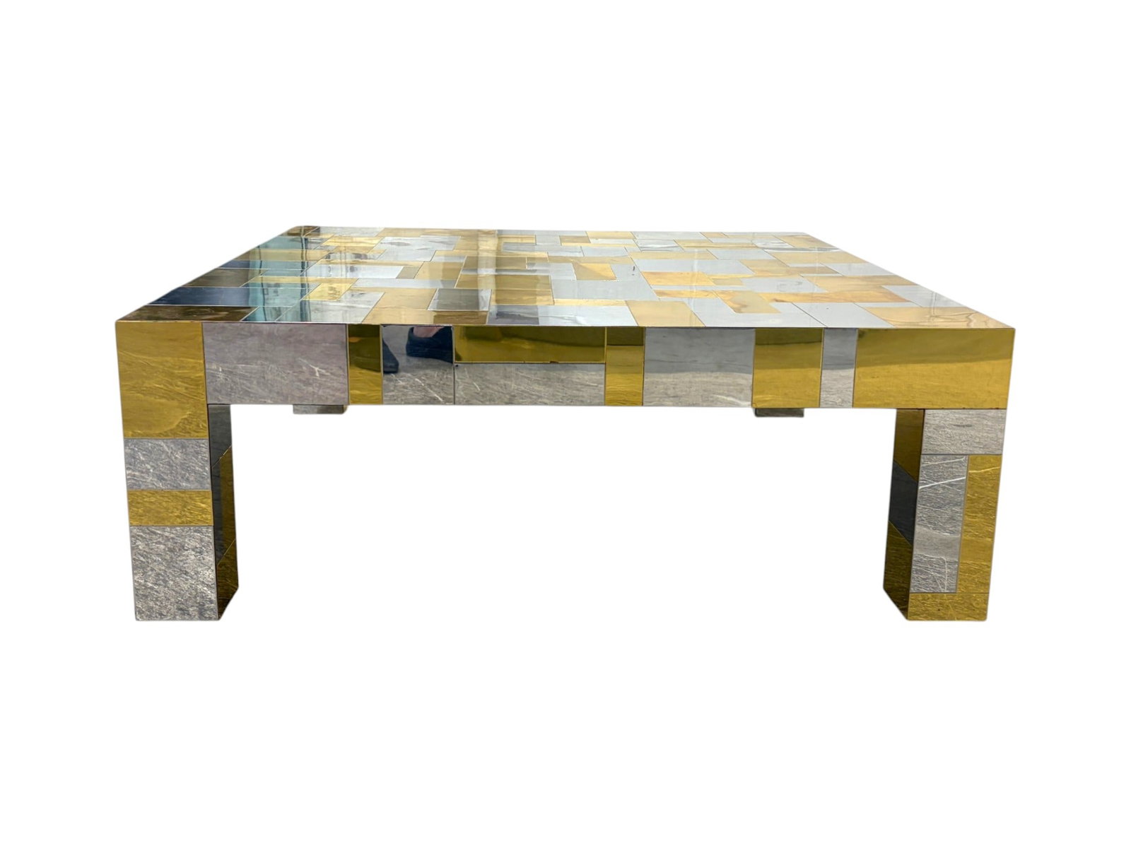 Signed Paul Evans Cityscape Coffee Table - 5
