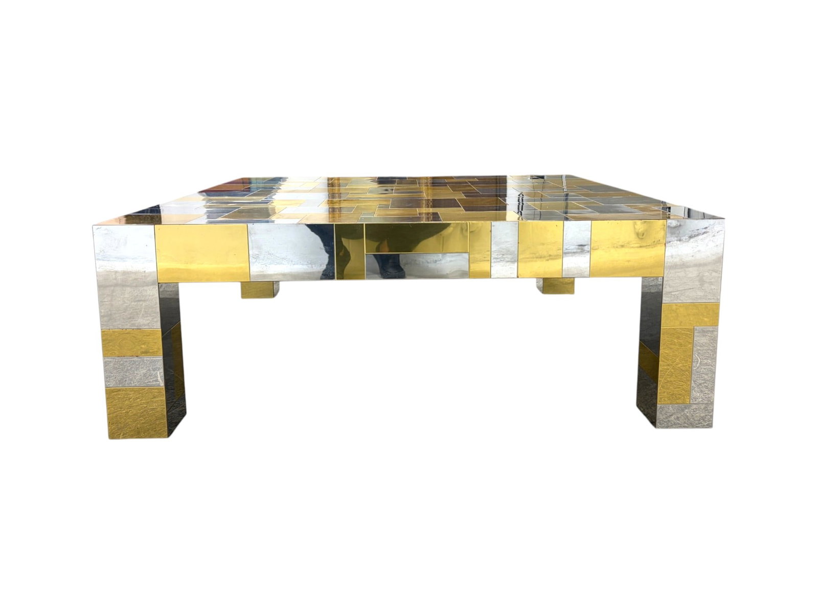 Signed Paul Evans Cityscape Coffee Table - 6
