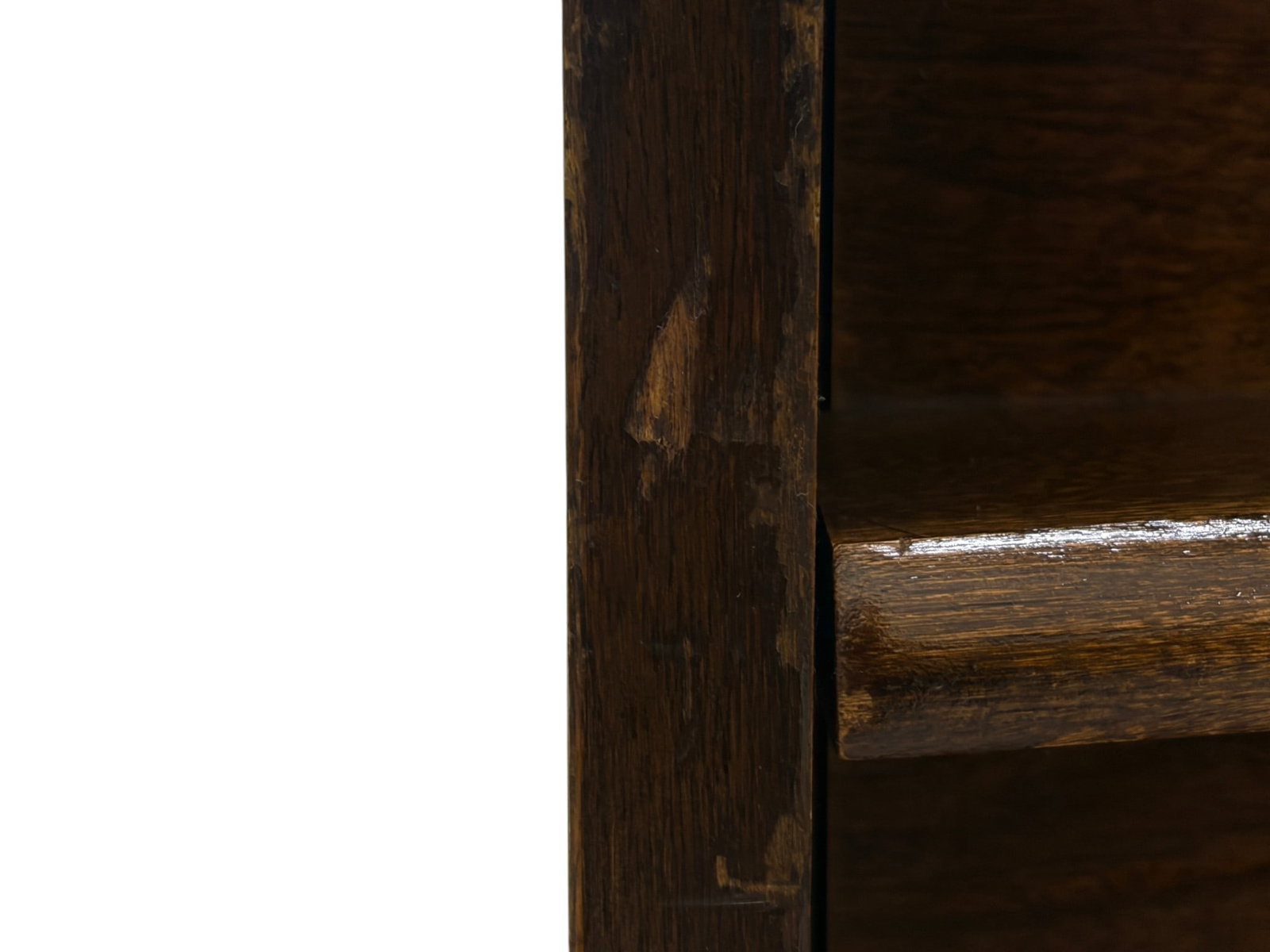 Concave Walnut Nightstand - 10
