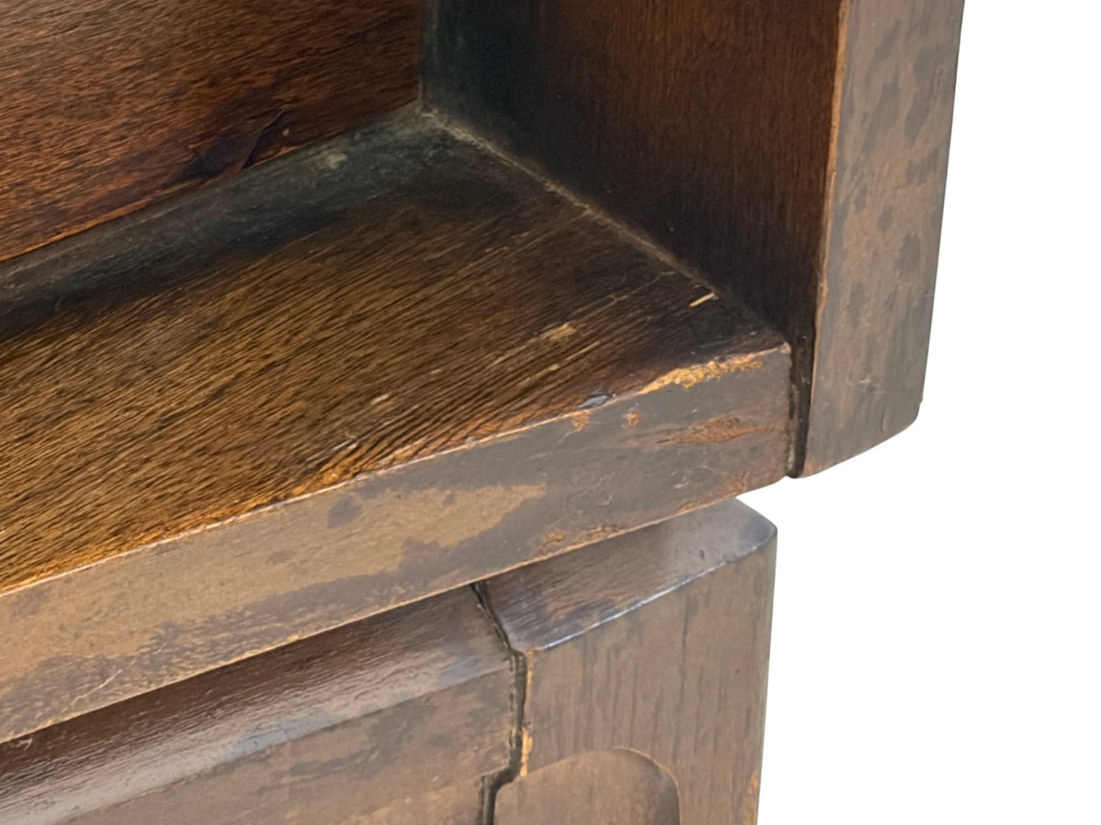Concave Walnut Nightstand - 11