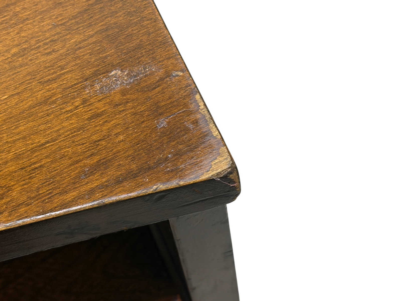 Concave Walnut Nightstand - 9