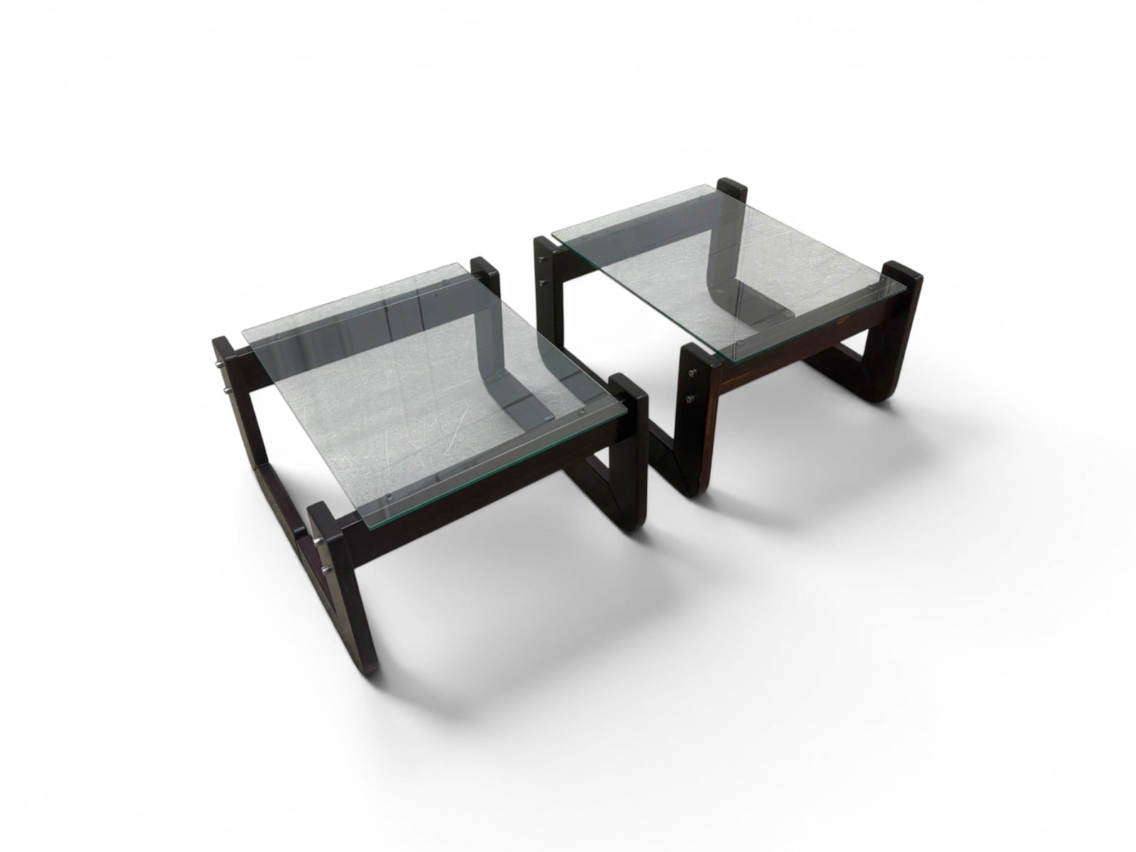 Pair Percival Lafer Rosewood Side Tables (1 of 12)