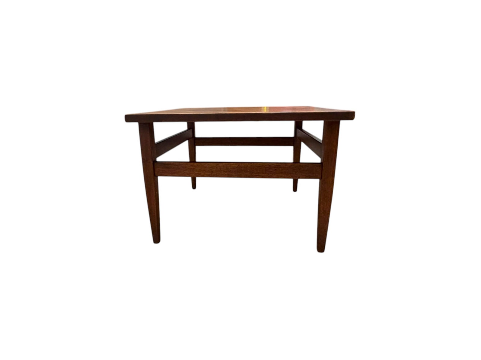 Attributed to Jens Risom Walnut Side Table - 8