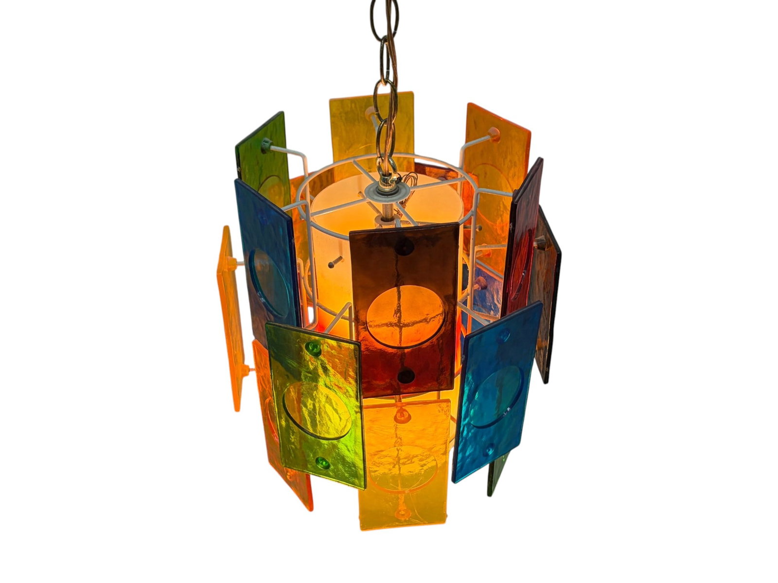 Acrylic Multi-Colored Pendant Light - 2