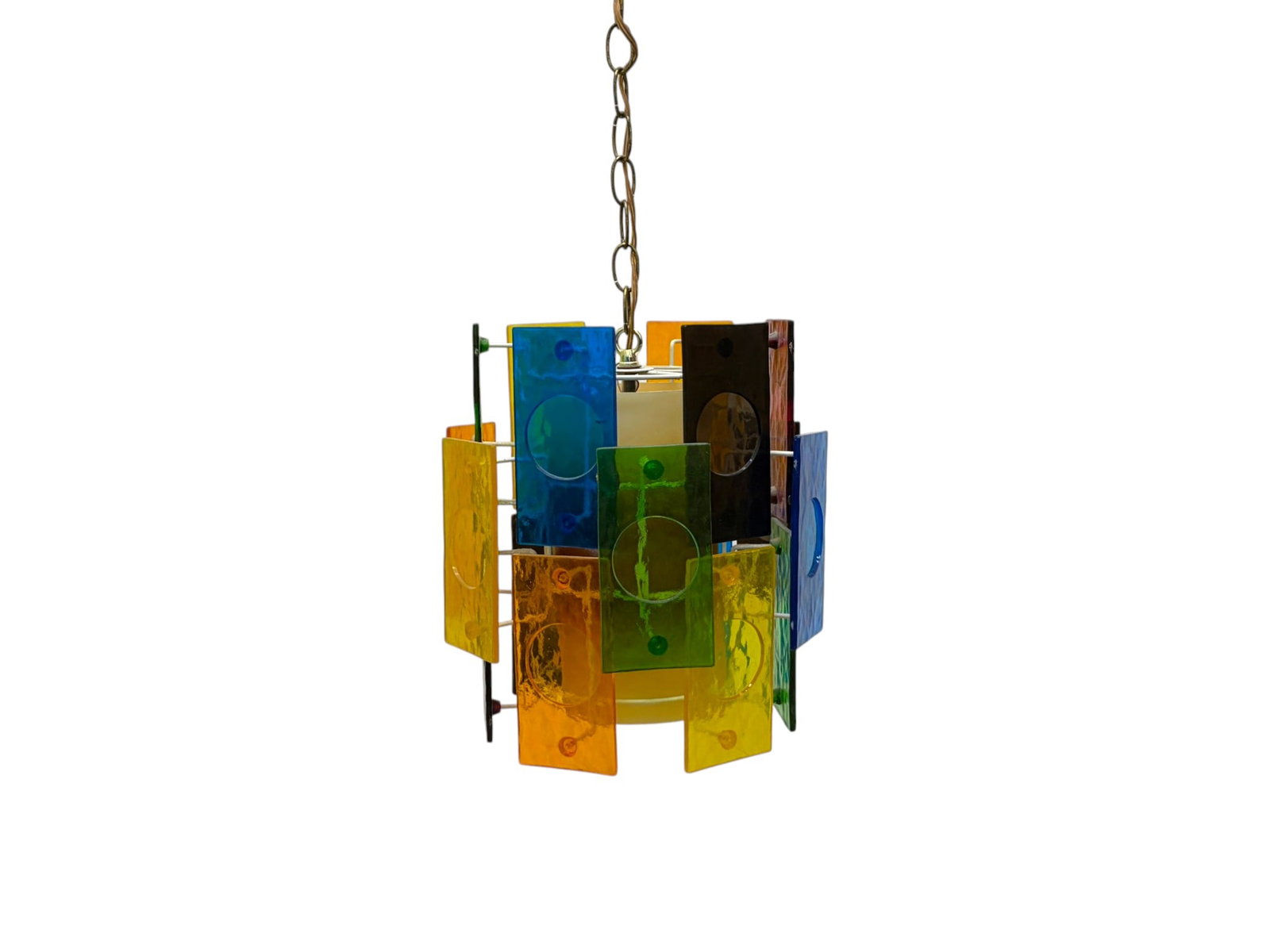 Acrylic Multi-Colored Pendant Light - 4