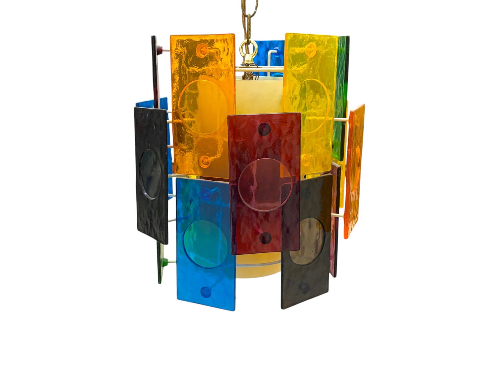 Acrylic Multi-Colored Pendant Light - 6