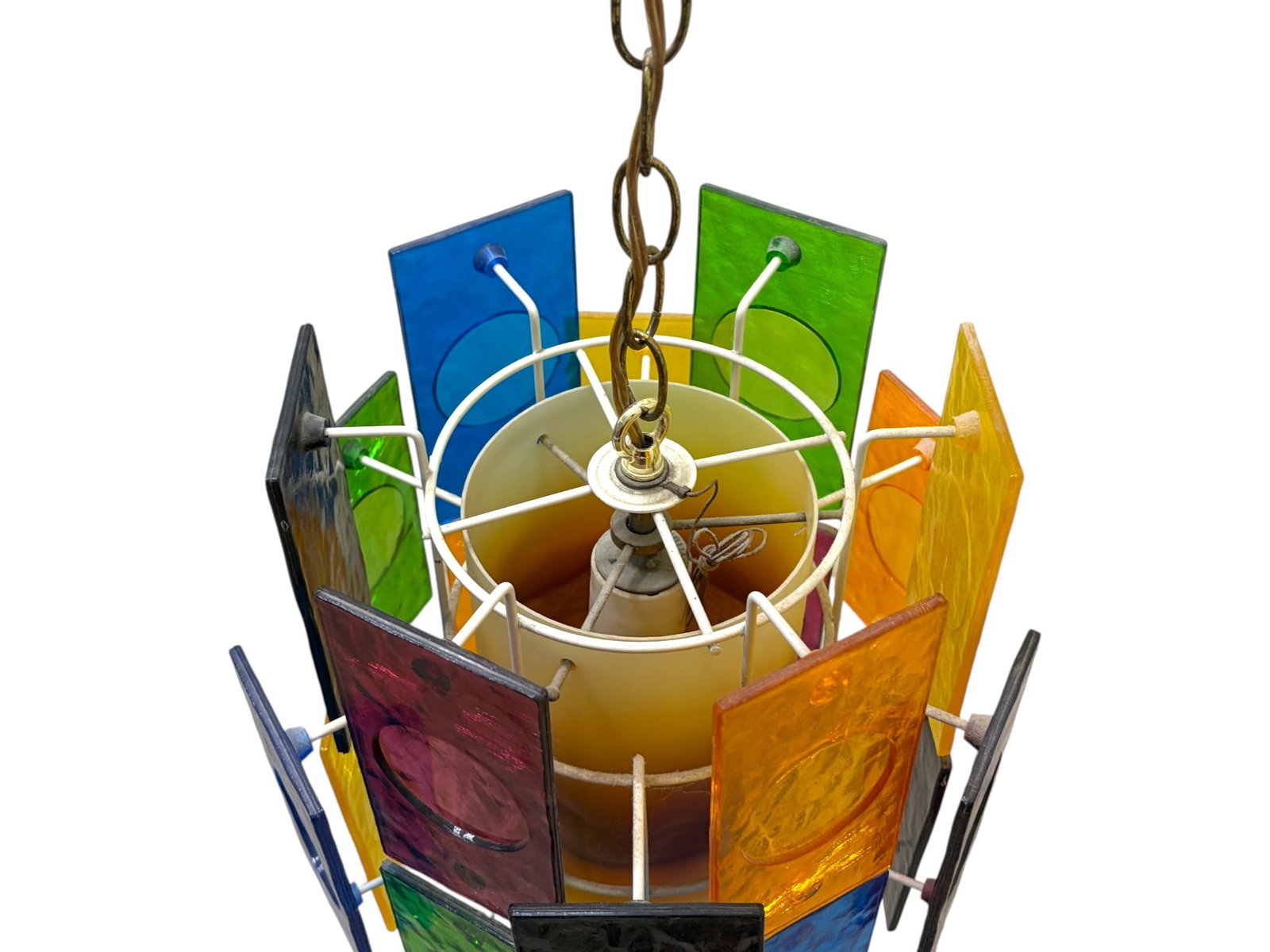 Acrylic Multi-Colored Pendant Light - 8