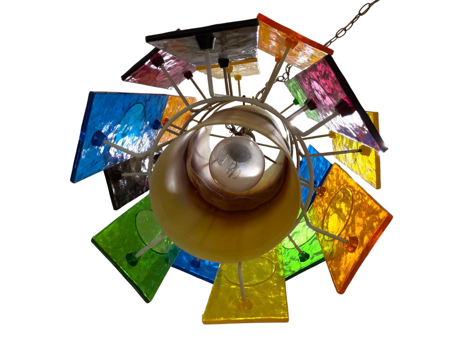 Acrylic Multi-Colored Pendant Light - 9