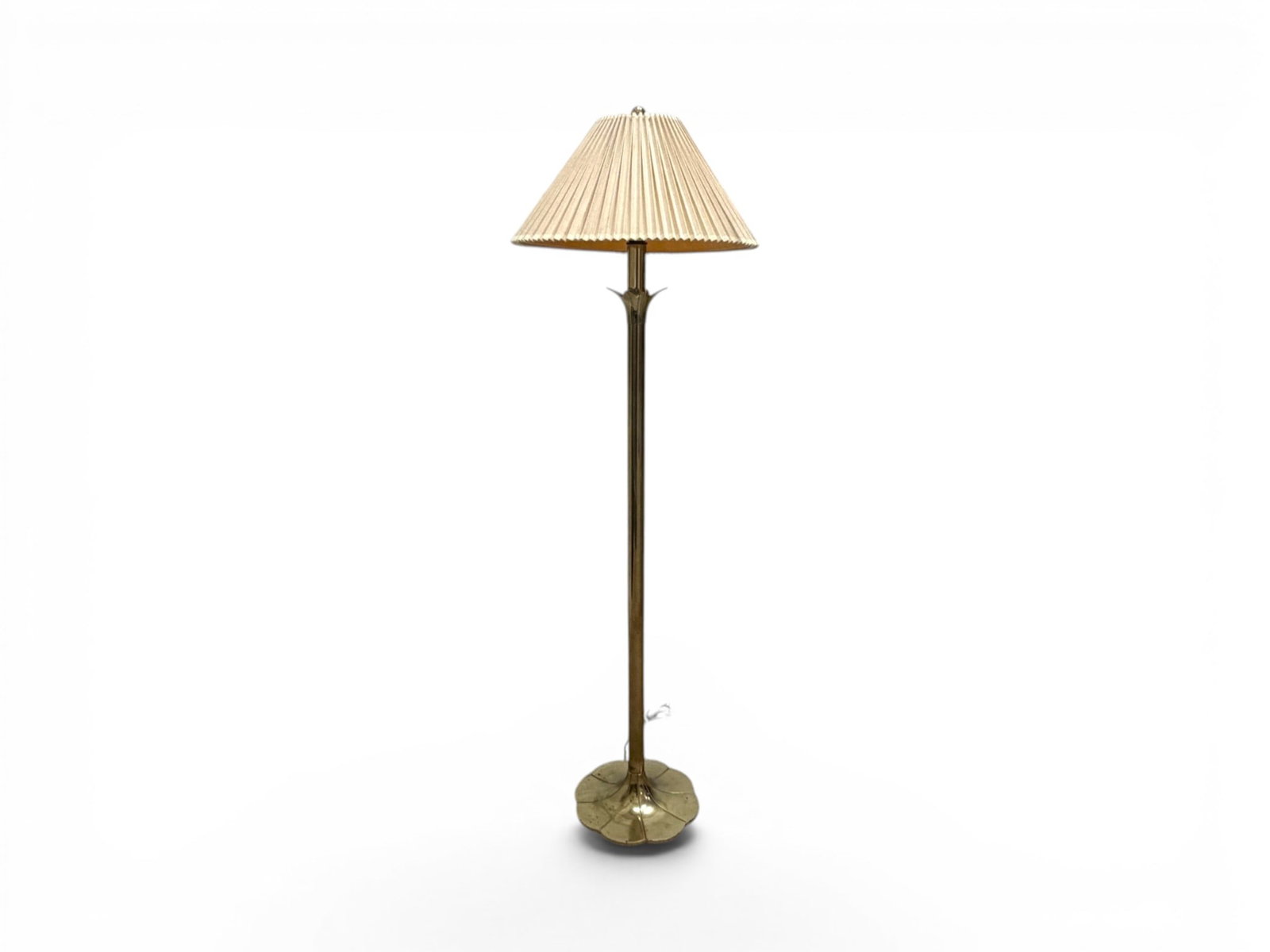 Stiffel Brass Lotus Floor Lamp (1 of 12)