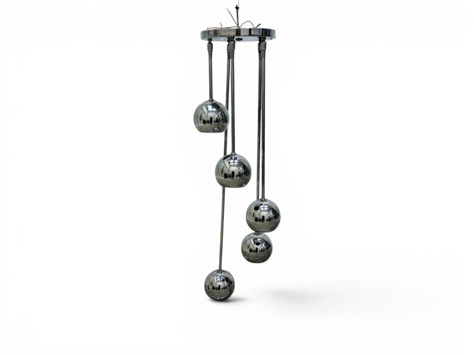 Chrome Cascading Ball Chandelier (1 of 14)