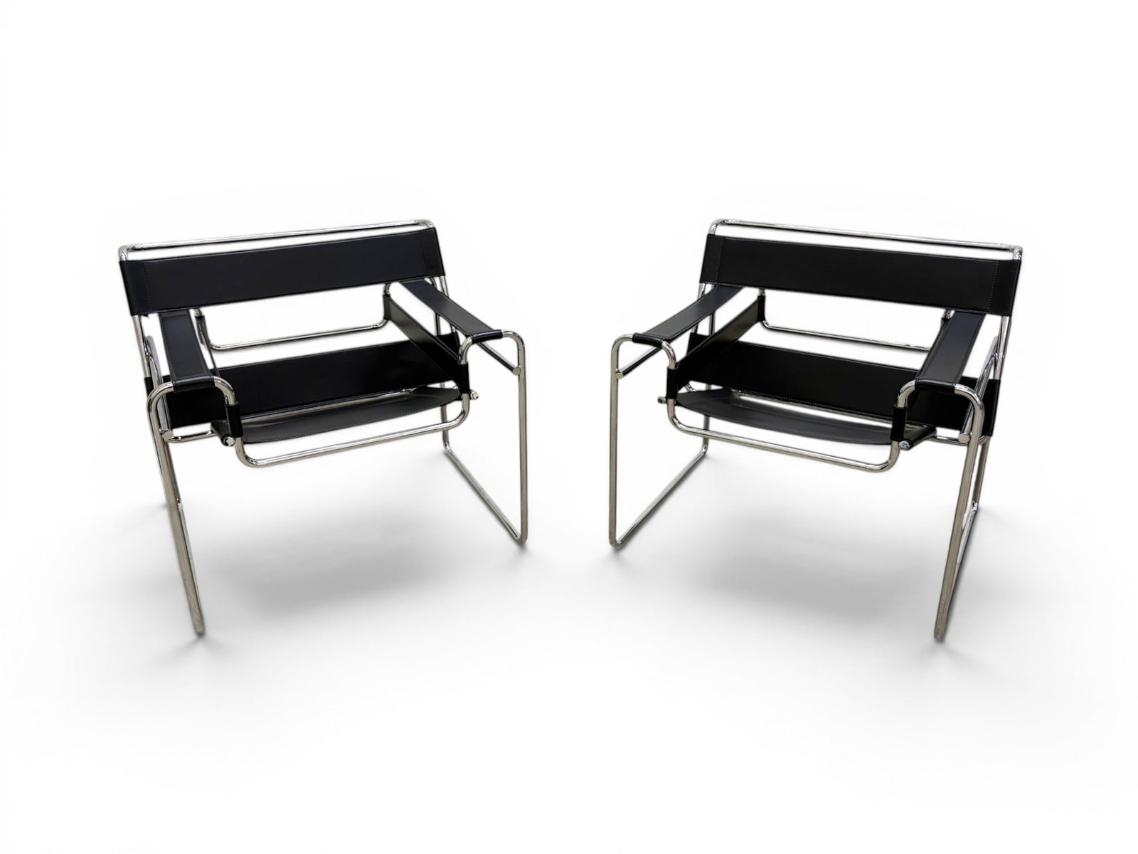 Pair of Marcel Breuer Wassily Chairs (1 of 10)