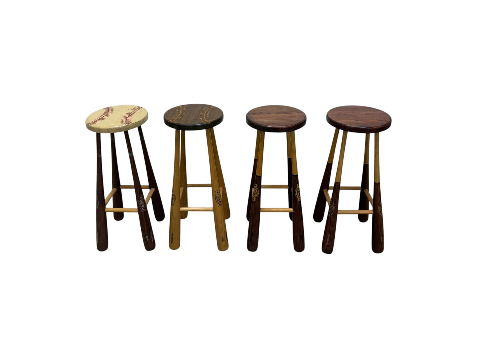 8 Young Baseball Bat Stools - 3