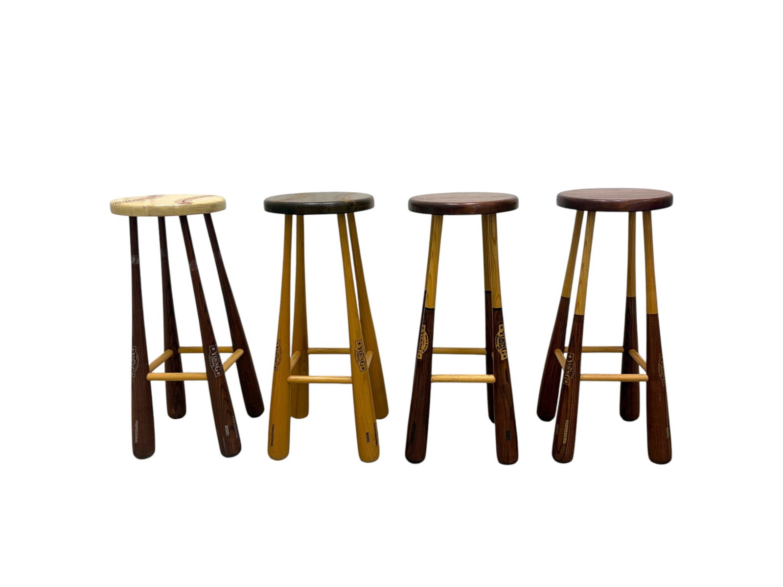8 Young Baseball Bat Stools - 5