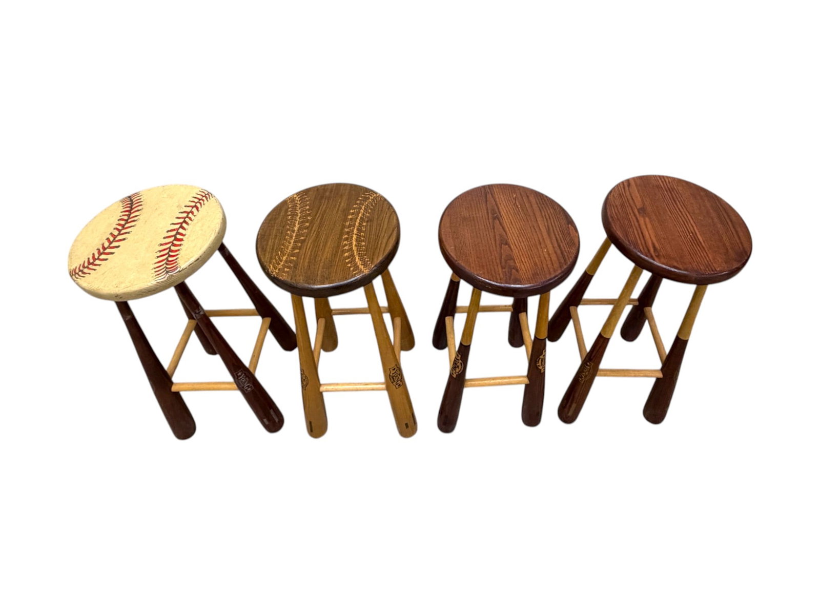 8 Young Baseball Bat Stools - 7