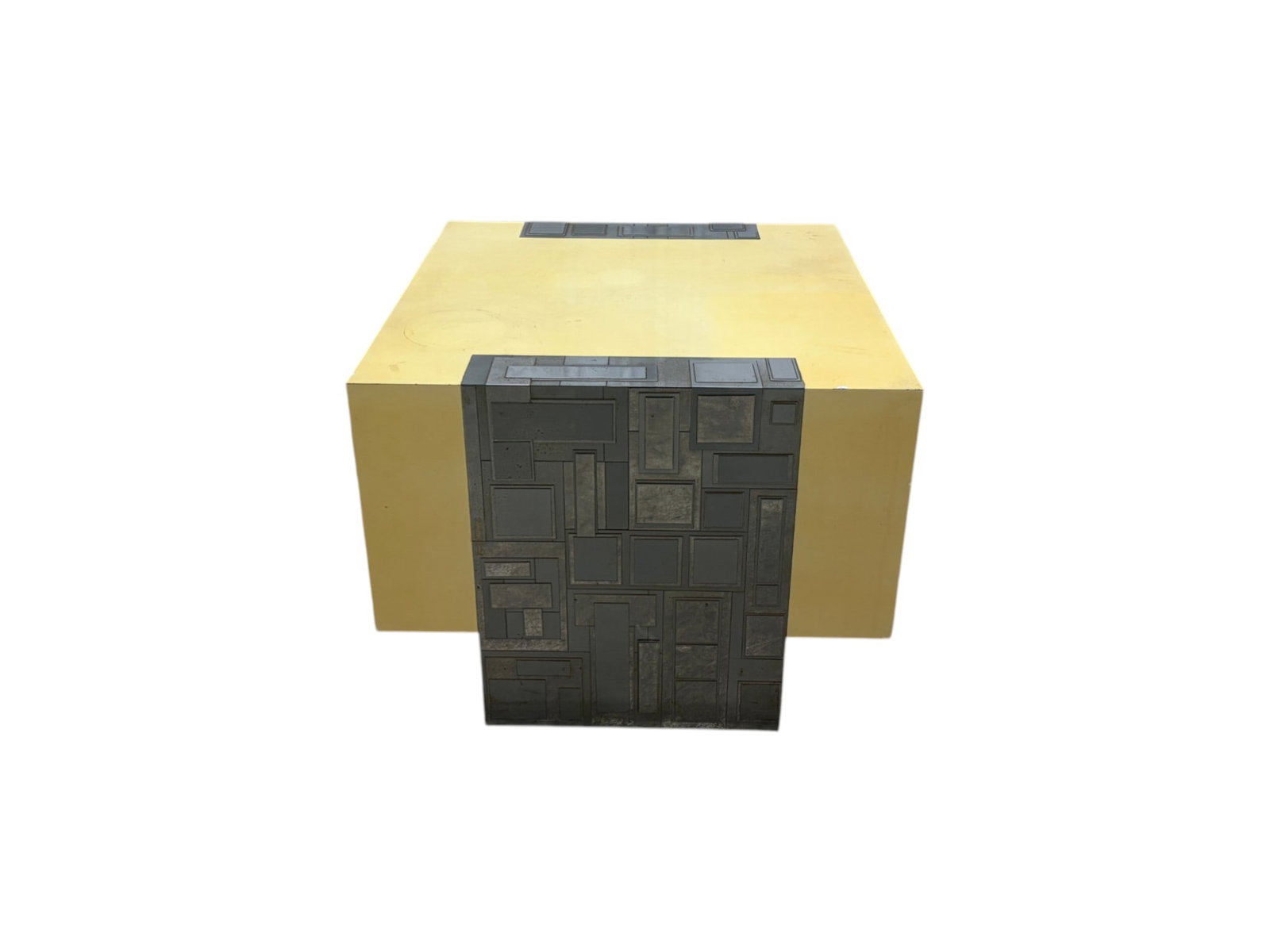 Cityscape & Lacquer Floating Table - 2