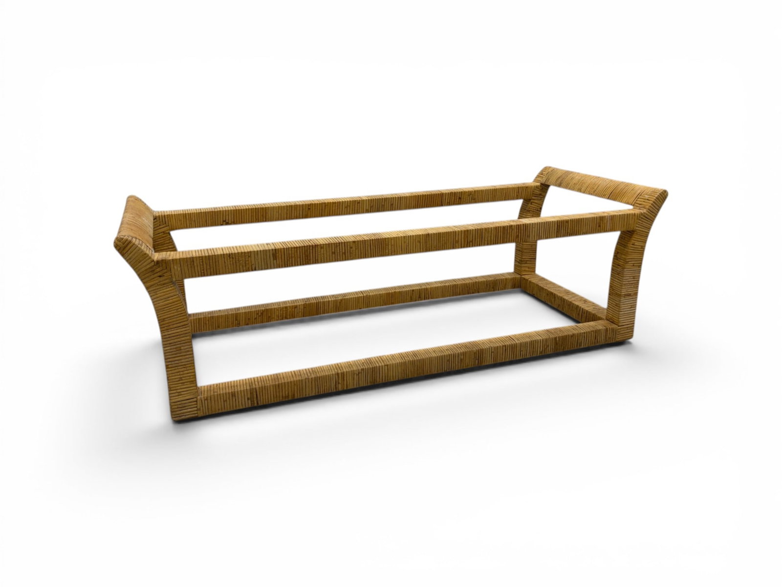 Bialecky Style Mid-Century Rattan Wrapped Table (1 of 8)