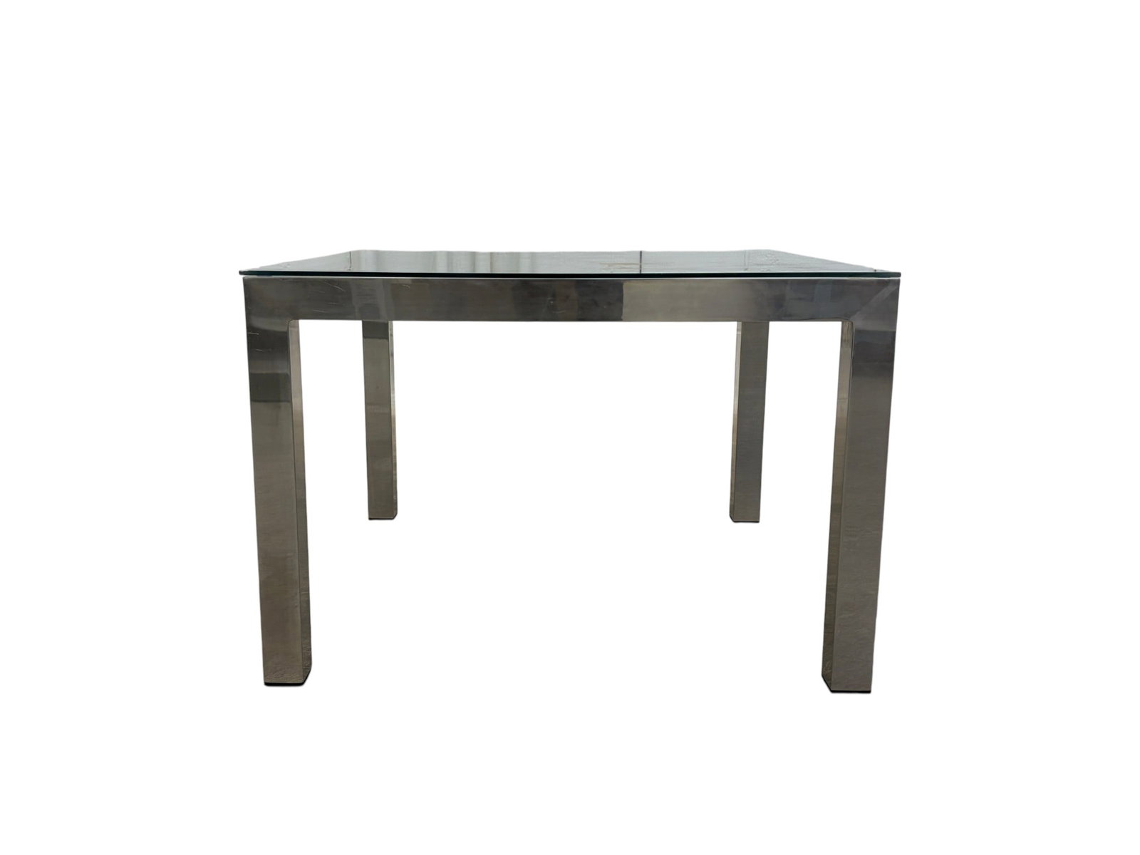 Chrome & Glass Side Table - 3