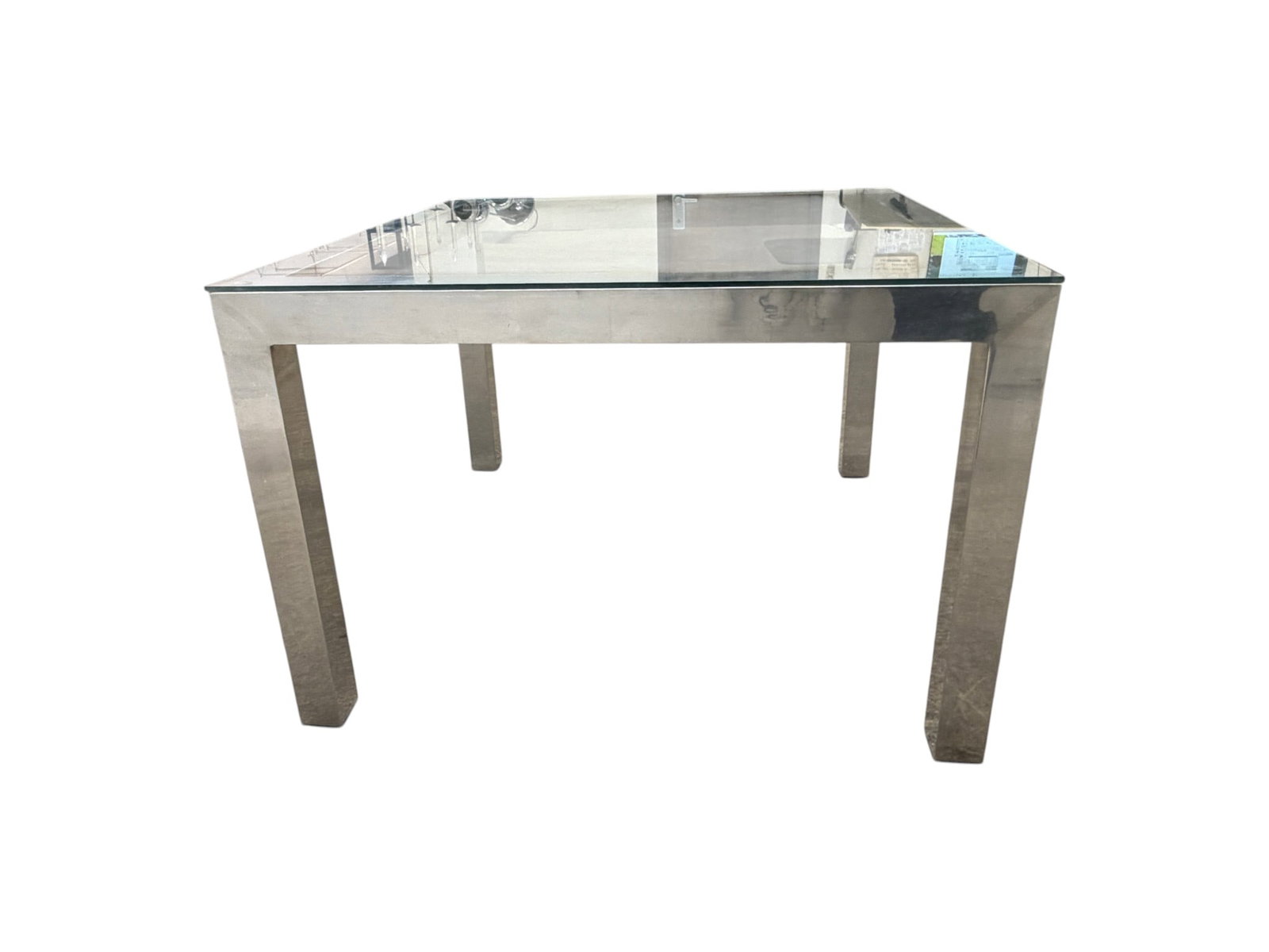 Chrome & Glass Side Table - 5