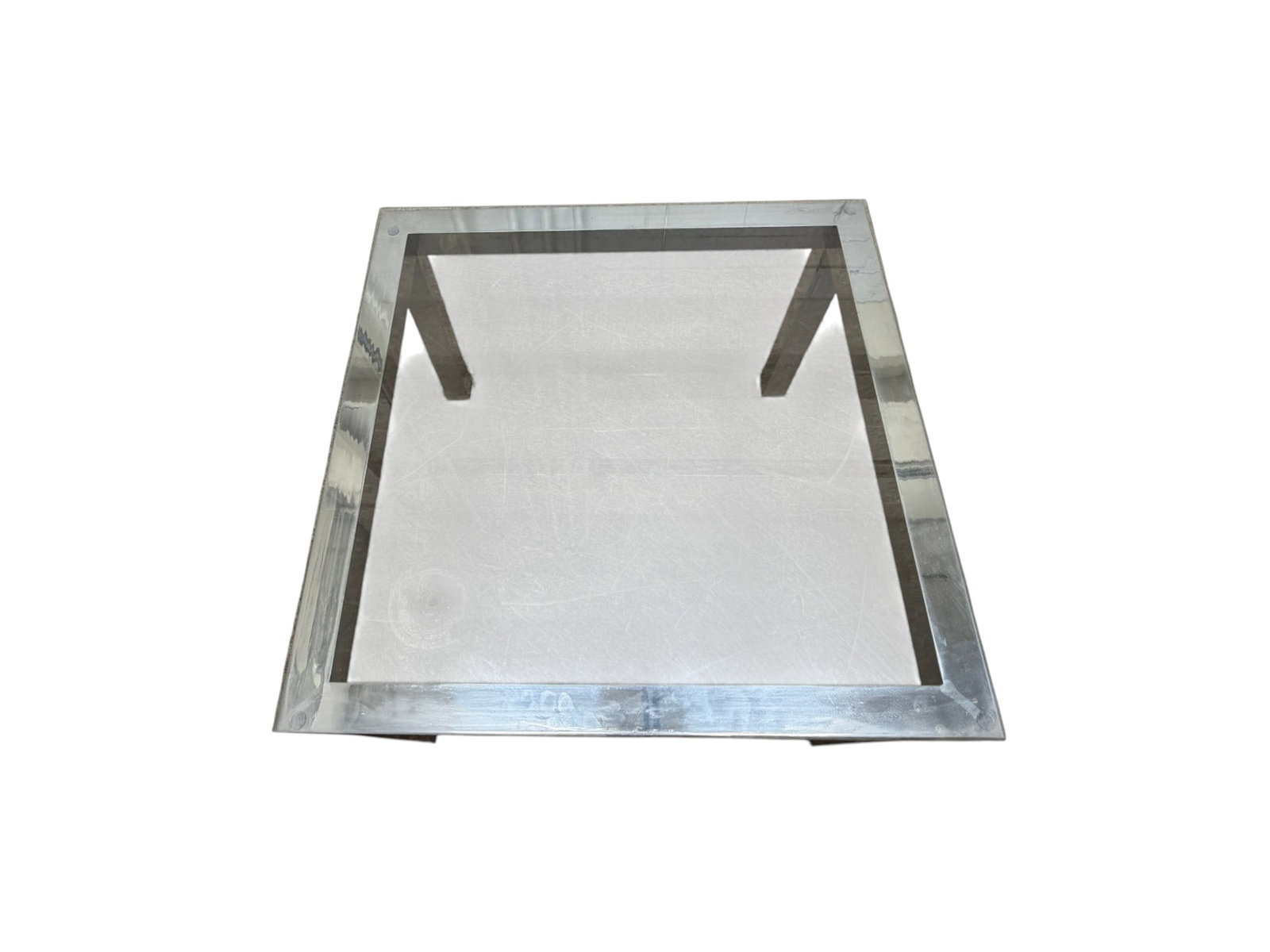 Chrome & Glass Side Table - 7