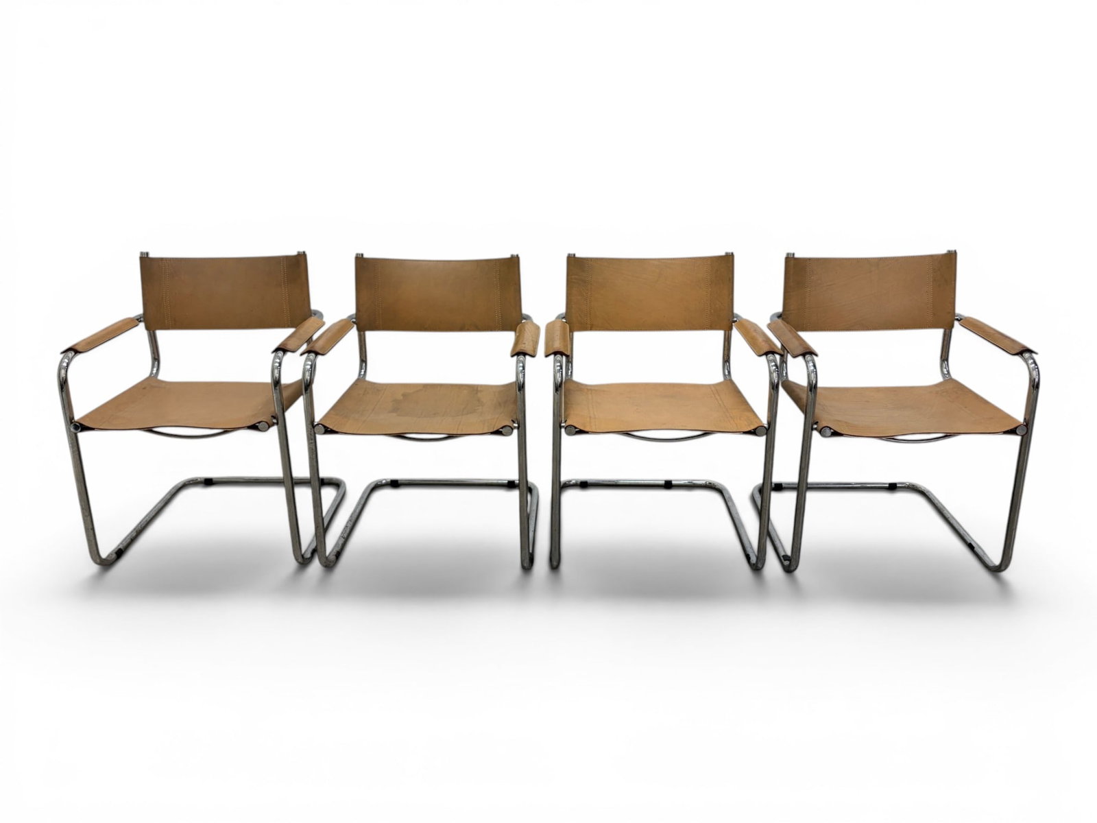 4 Marcel Breuer Style Cantilever Chairs (1 of 9)