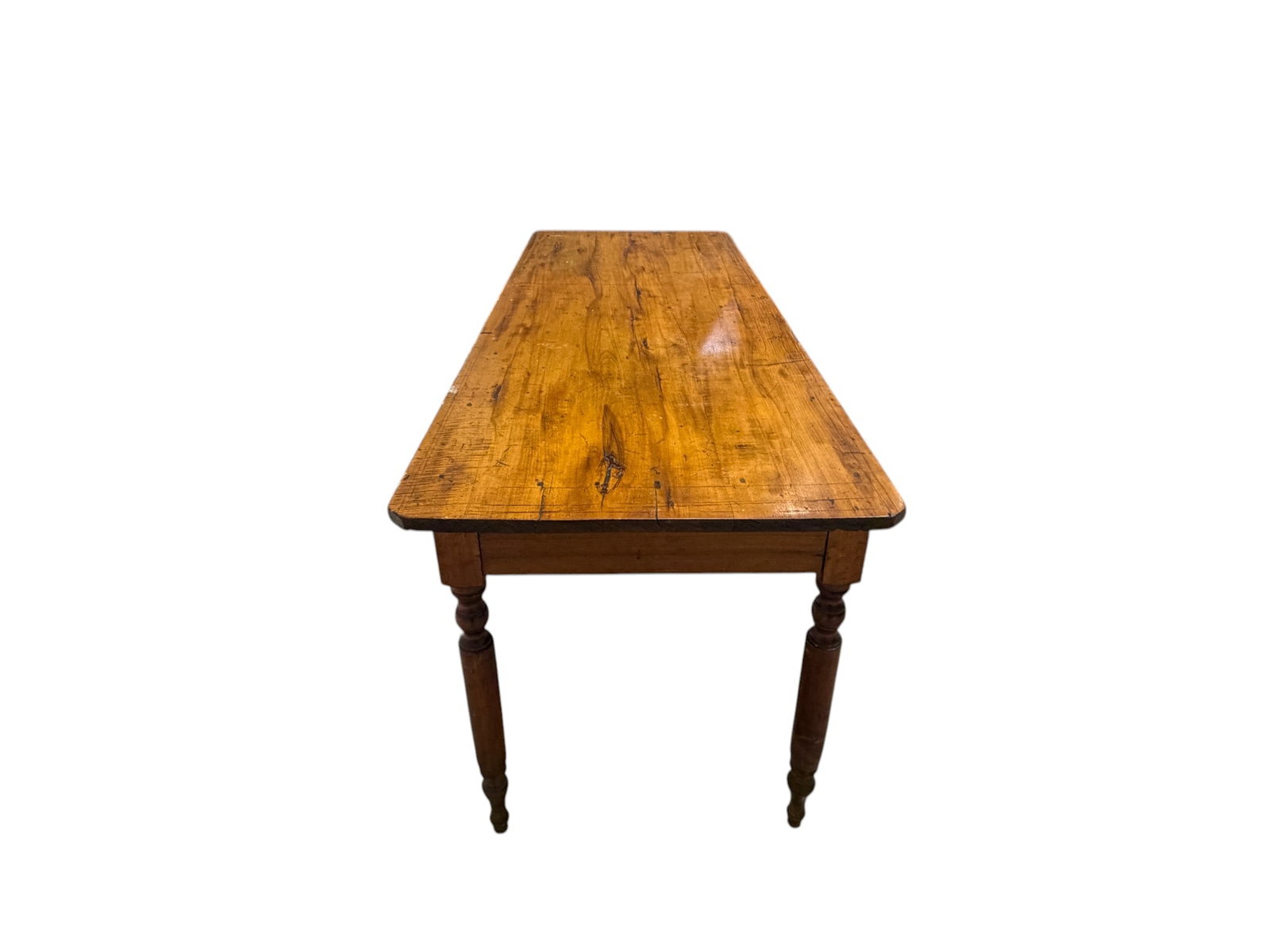 Primitive Style Farmhouse Dining Table - 5