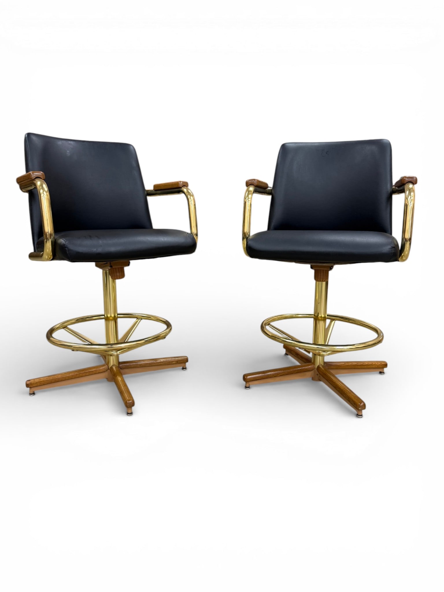 Vintage Chromecraft Bar Stools - Pair (1 of 15)