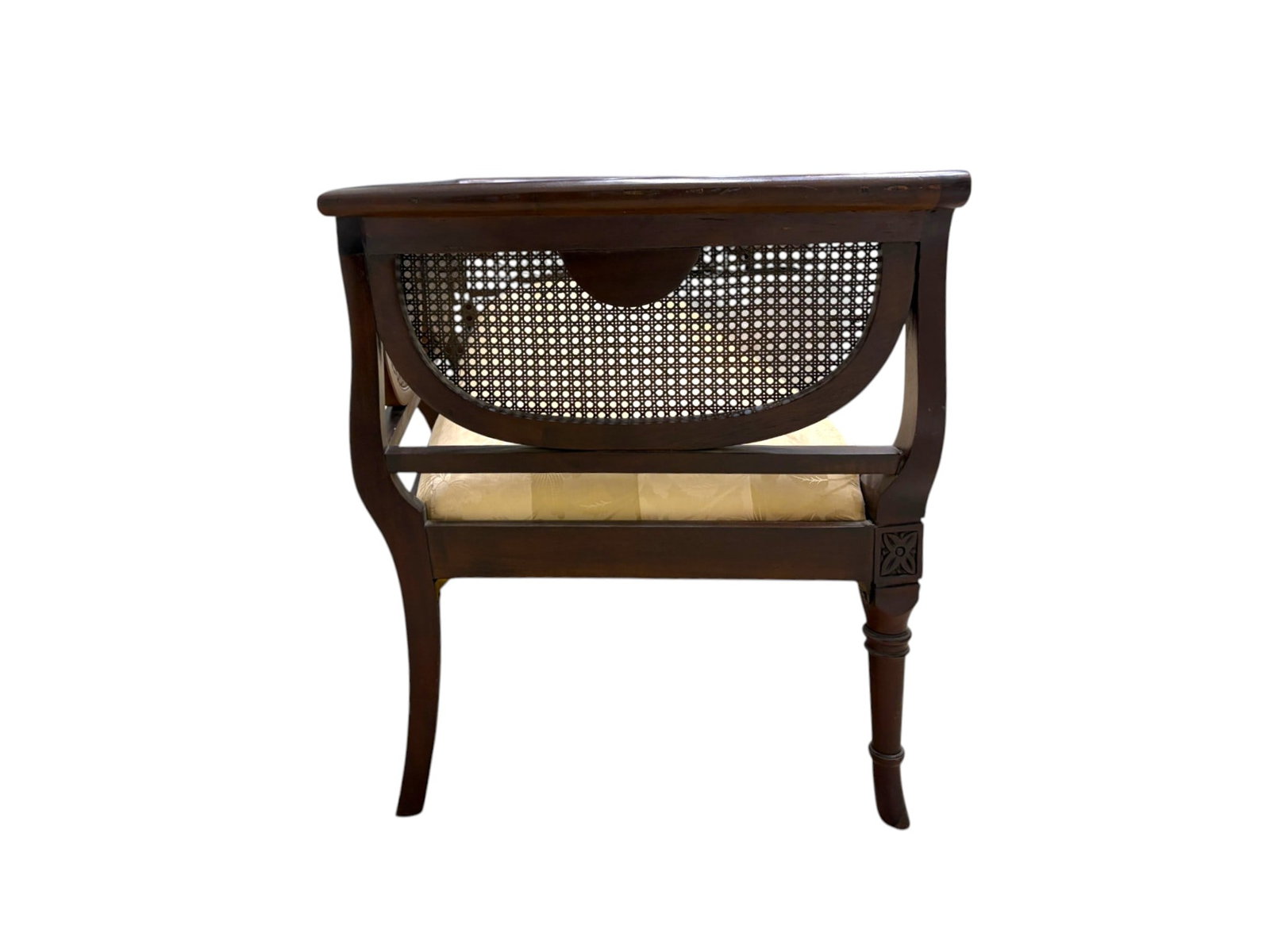 Regency Style Cane Back Settee - 2
