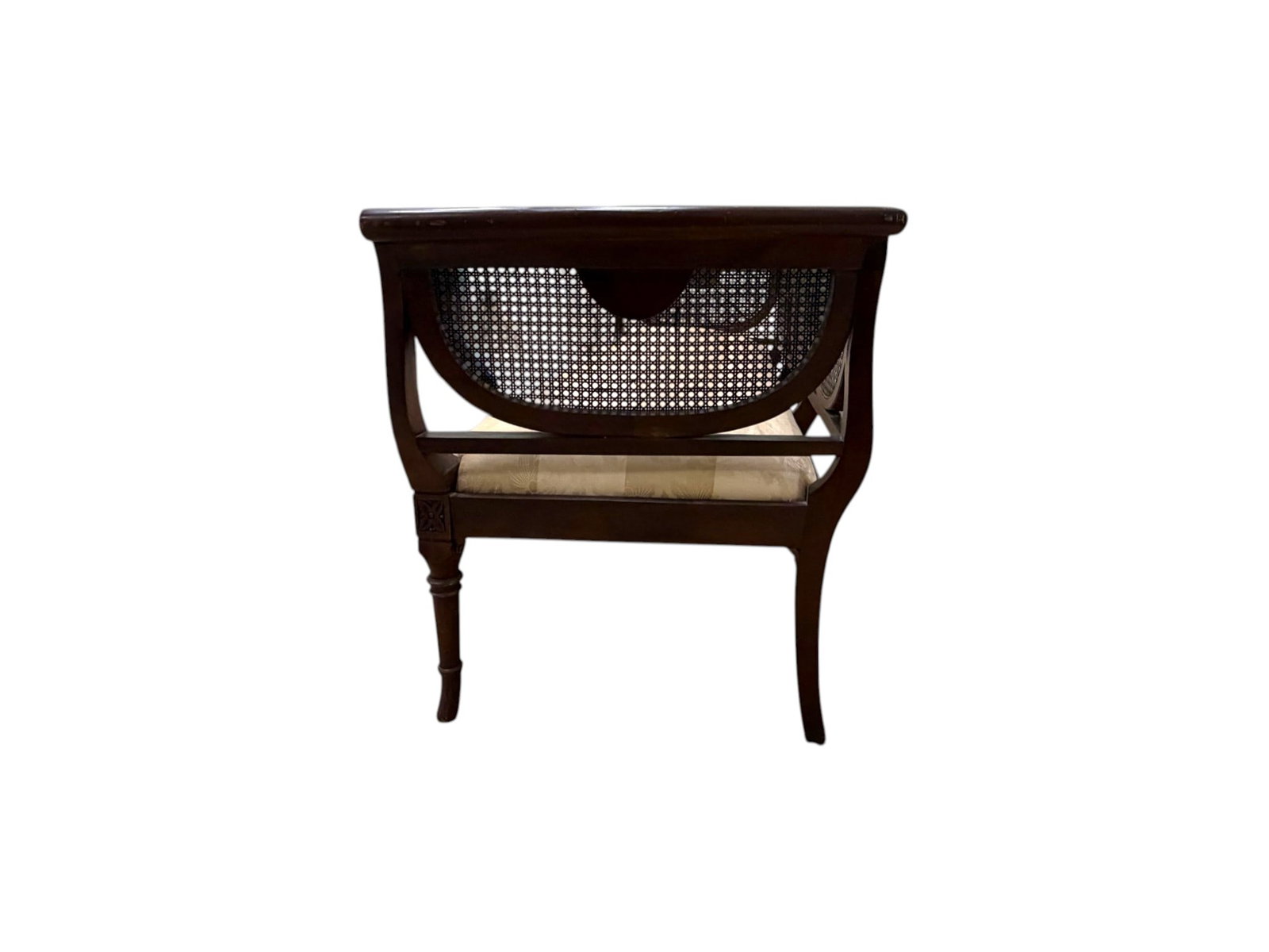 Regency Style Cane Back Settee - 4
