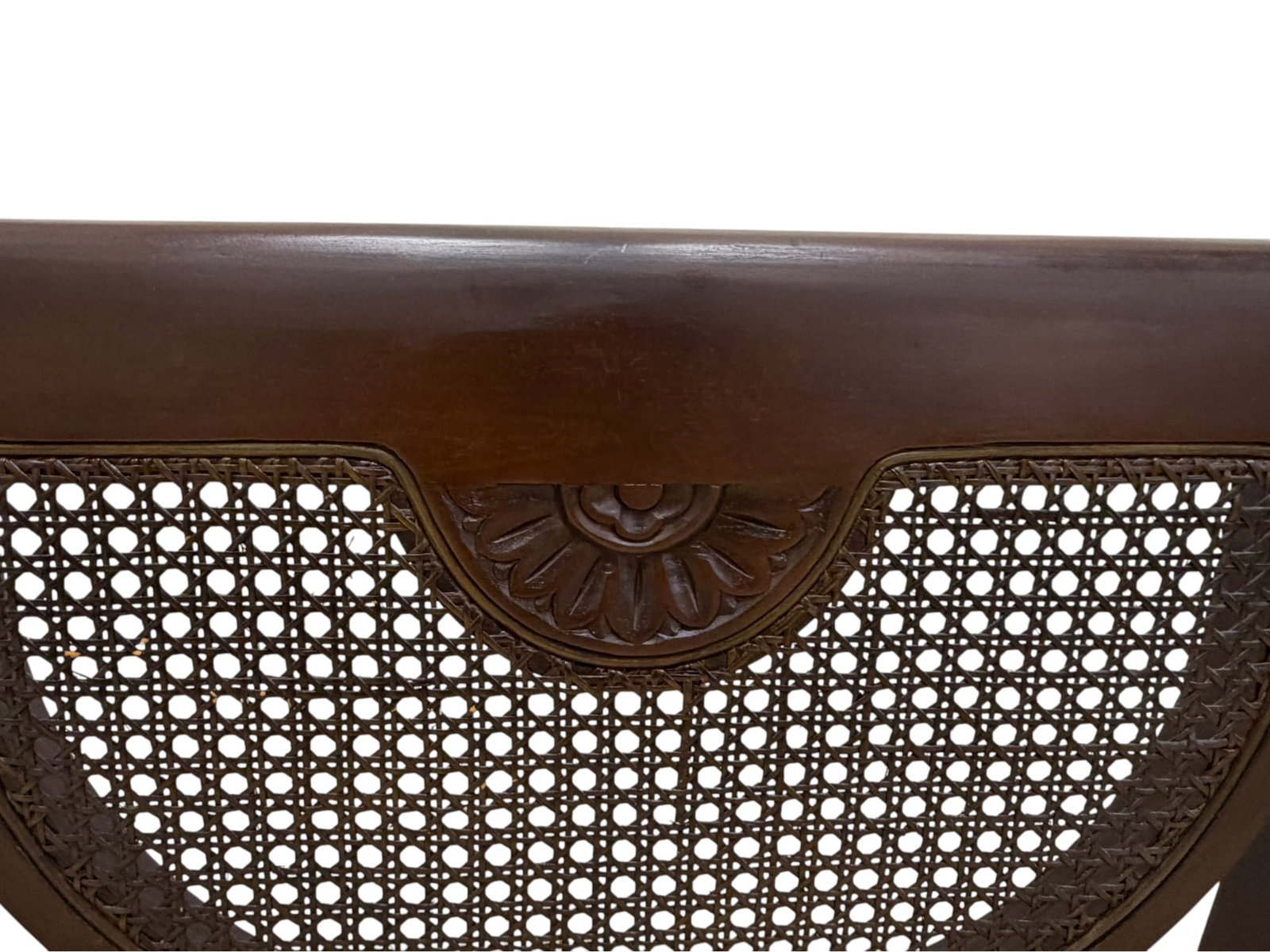 Regency Style Cane Back Settee - 7