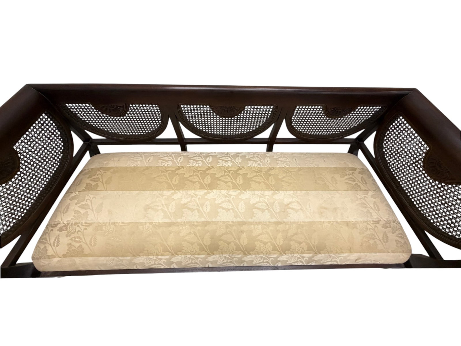 Regency Style Cane Back Settee - 8