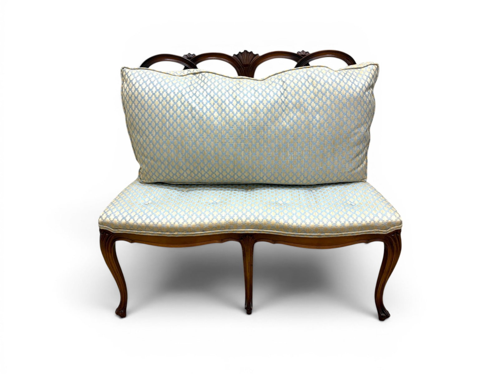 French Style Ribbon Back Settee (1 of 13)