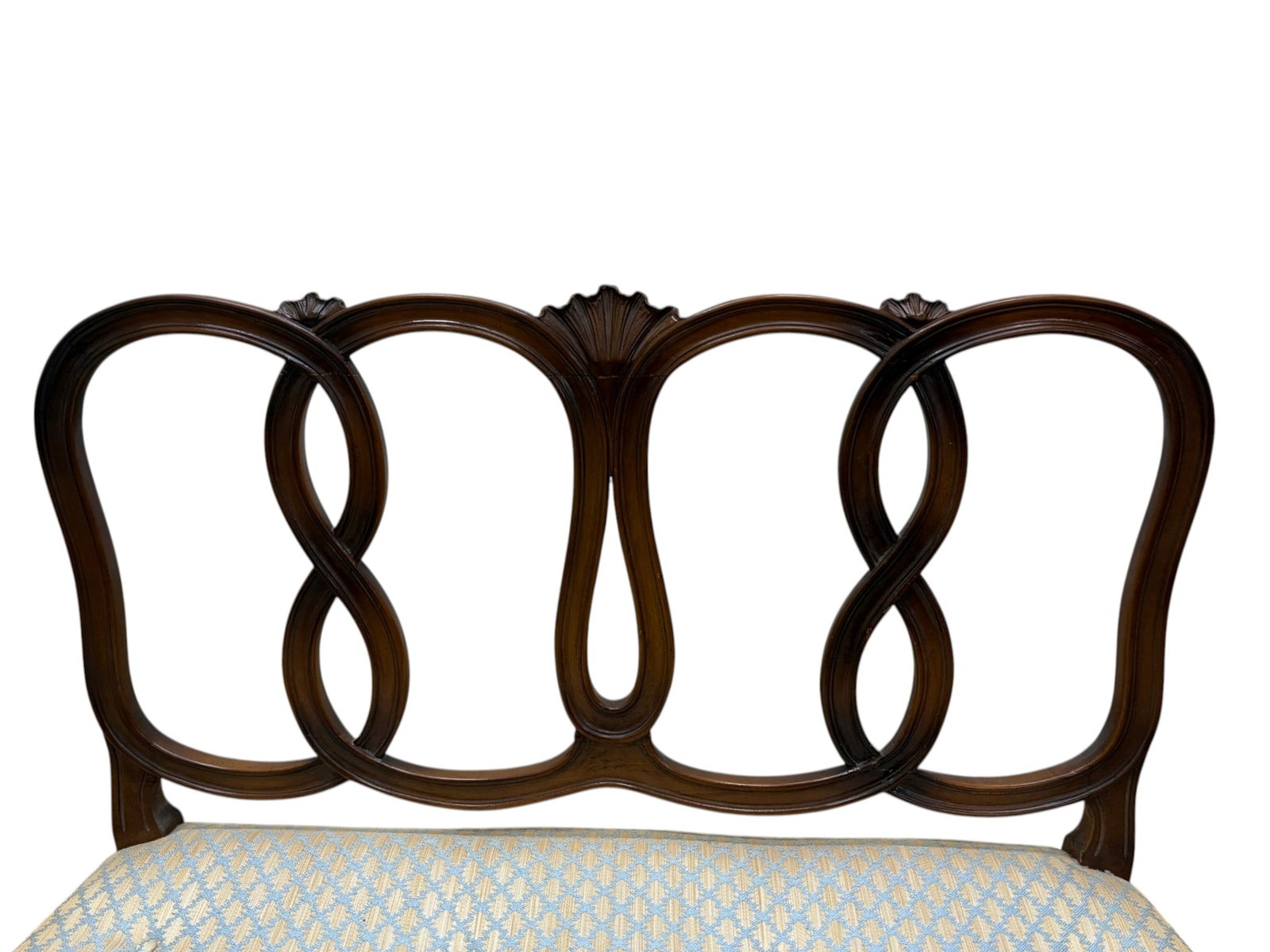 French Style Ribbon Back Settee - 8