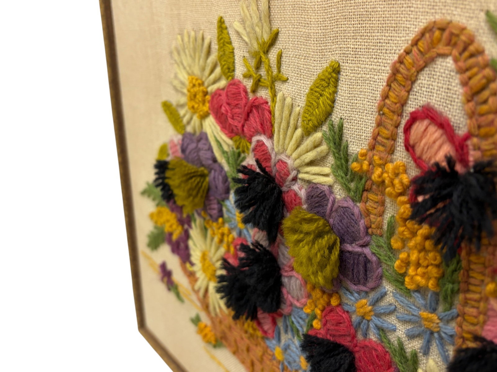 2 Mid-Century Framed Needlepoints - 5
