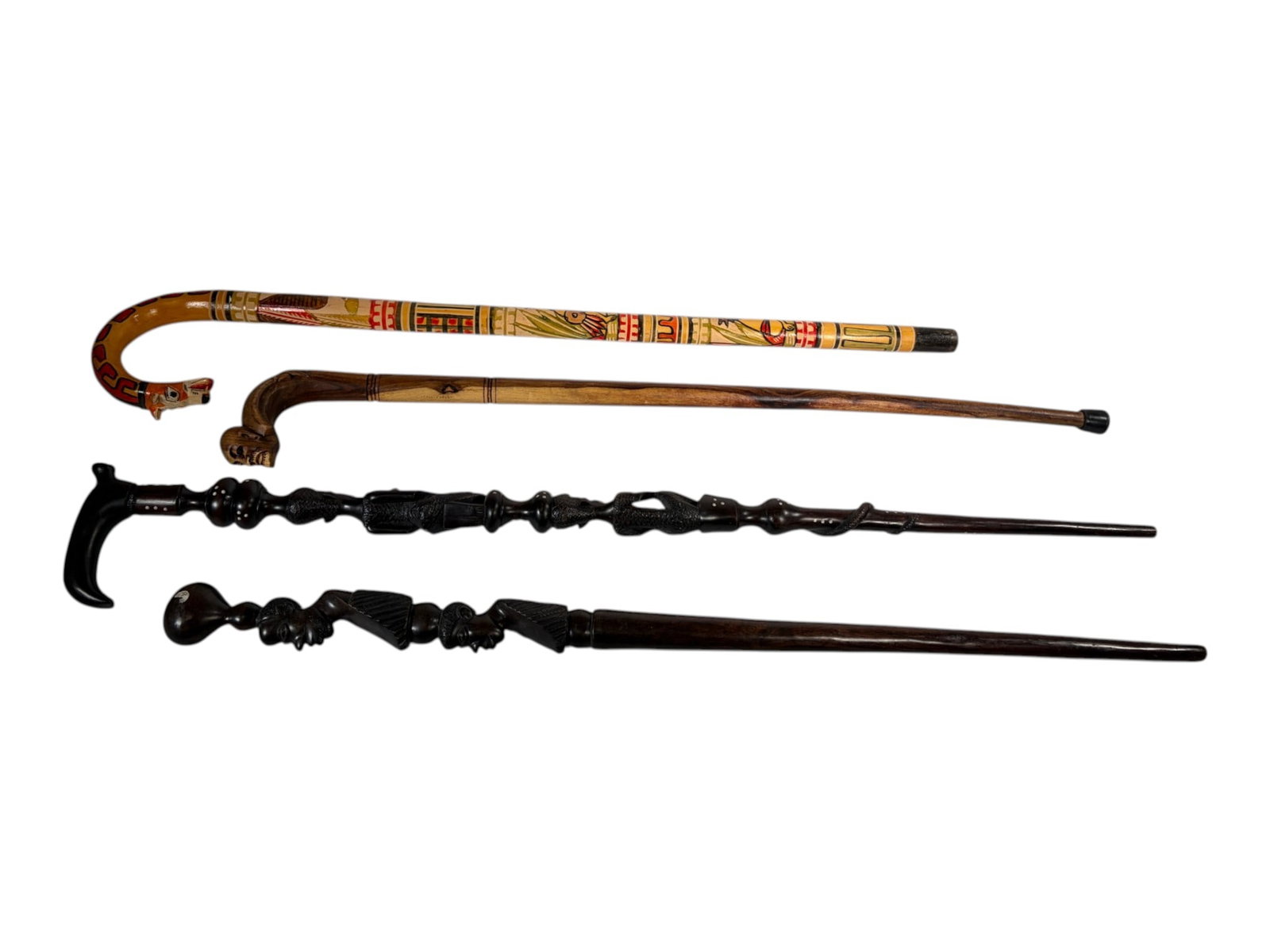 4 Carved Canes (1 of 16)