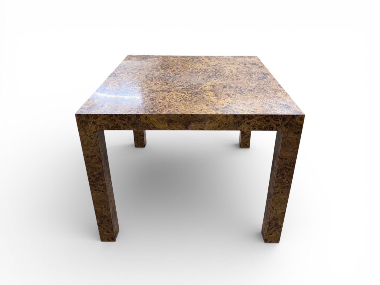 Laminate Burl Square Table - 11