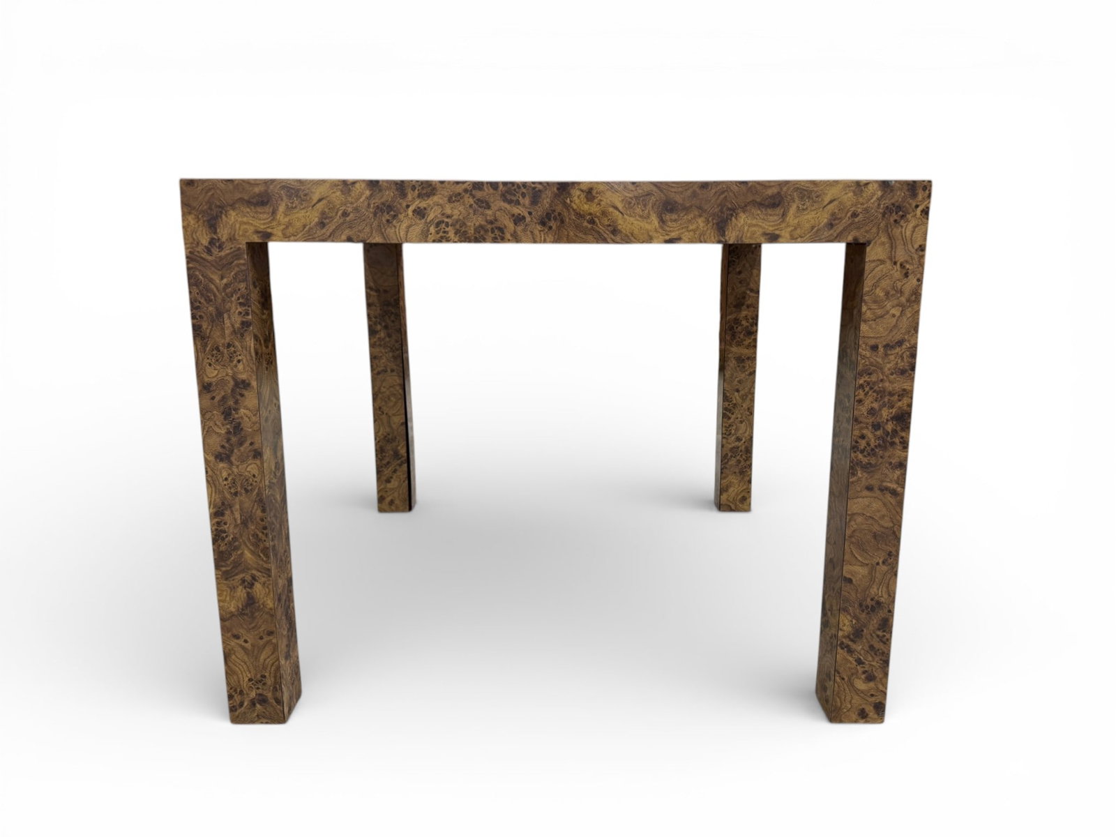 Laminate Burl Square Table - 4
